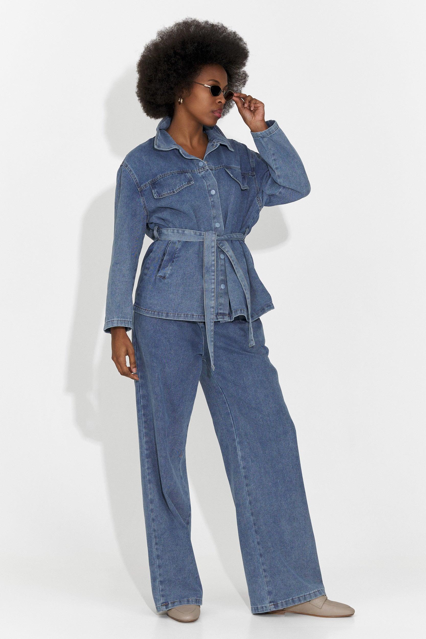 Дамски комплект за ежедневие в светлосиньо Isabele Bogas