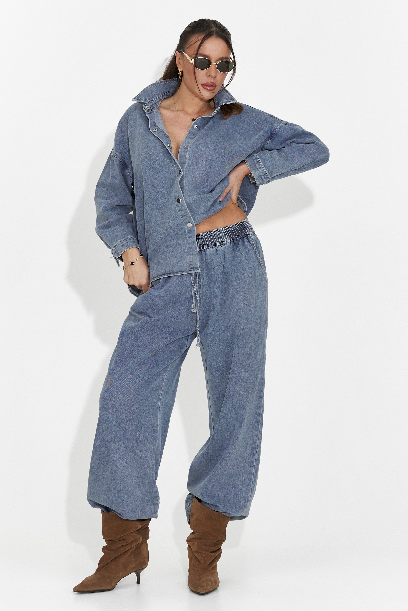 Дамски комплект за ежедневие в светлосиньо Simena Bogas