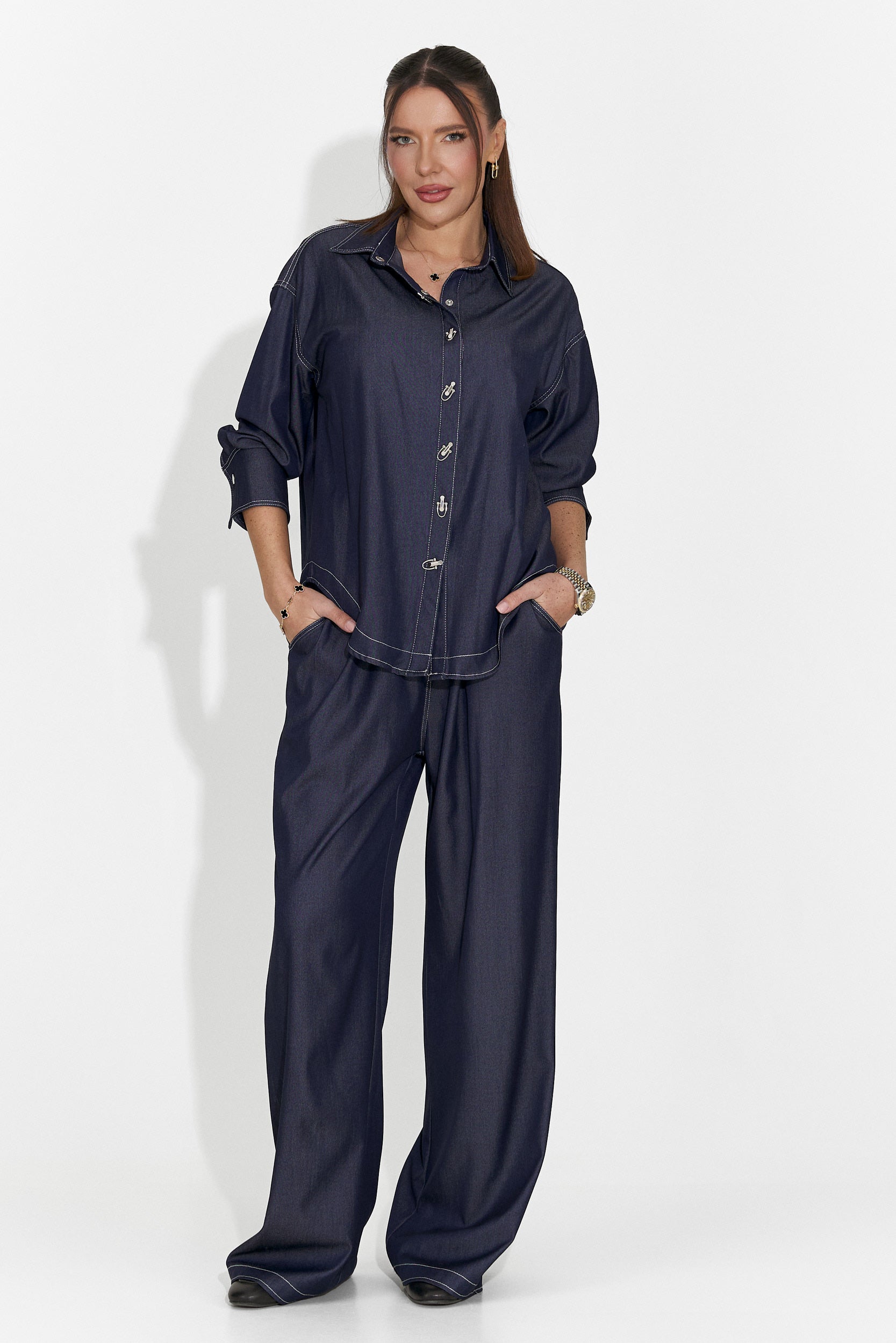 Елисио Богас Светлосин Дамски Костюм за Ежедневие