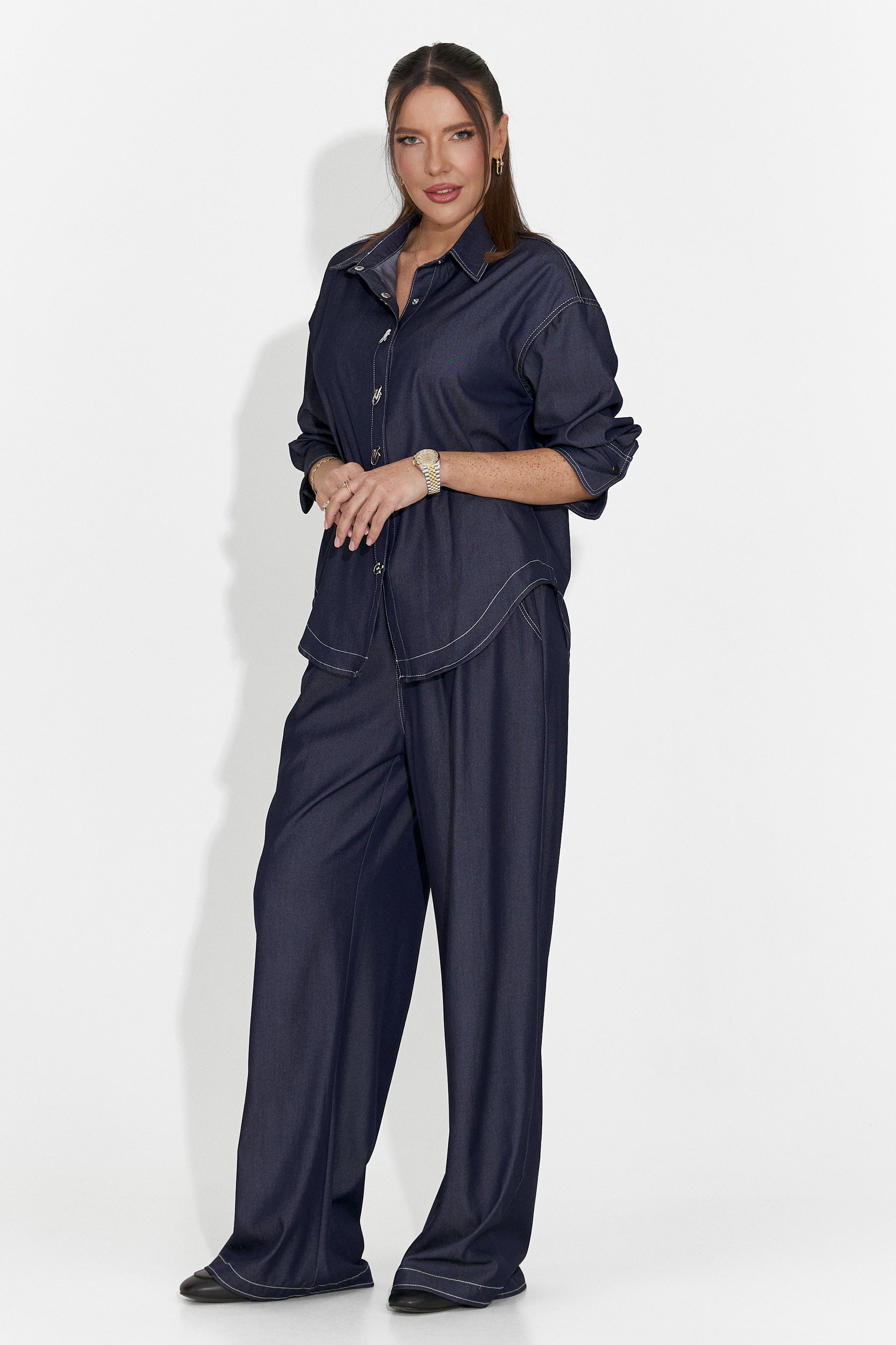 Дамски комплект за ежедневие в тъмносиньо Elisio Bogas