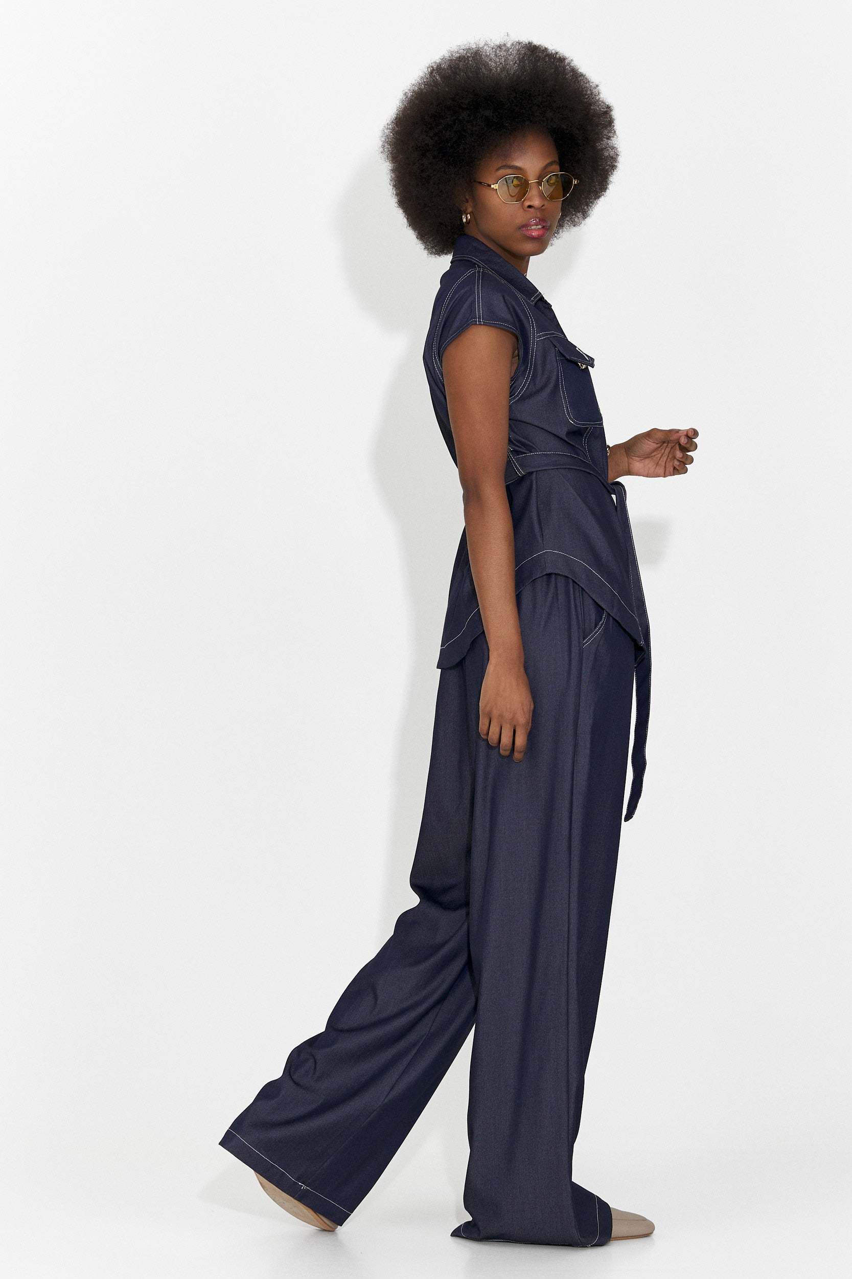 Дамски комплект за ежедневие в тъмносиньо Enolia Bogas