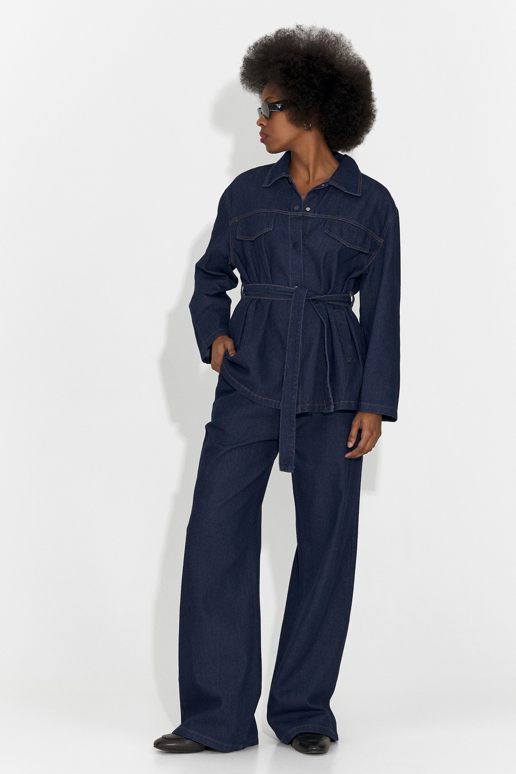 Дамски ежедневен комплект в тъмносиньо Isabele Bogas