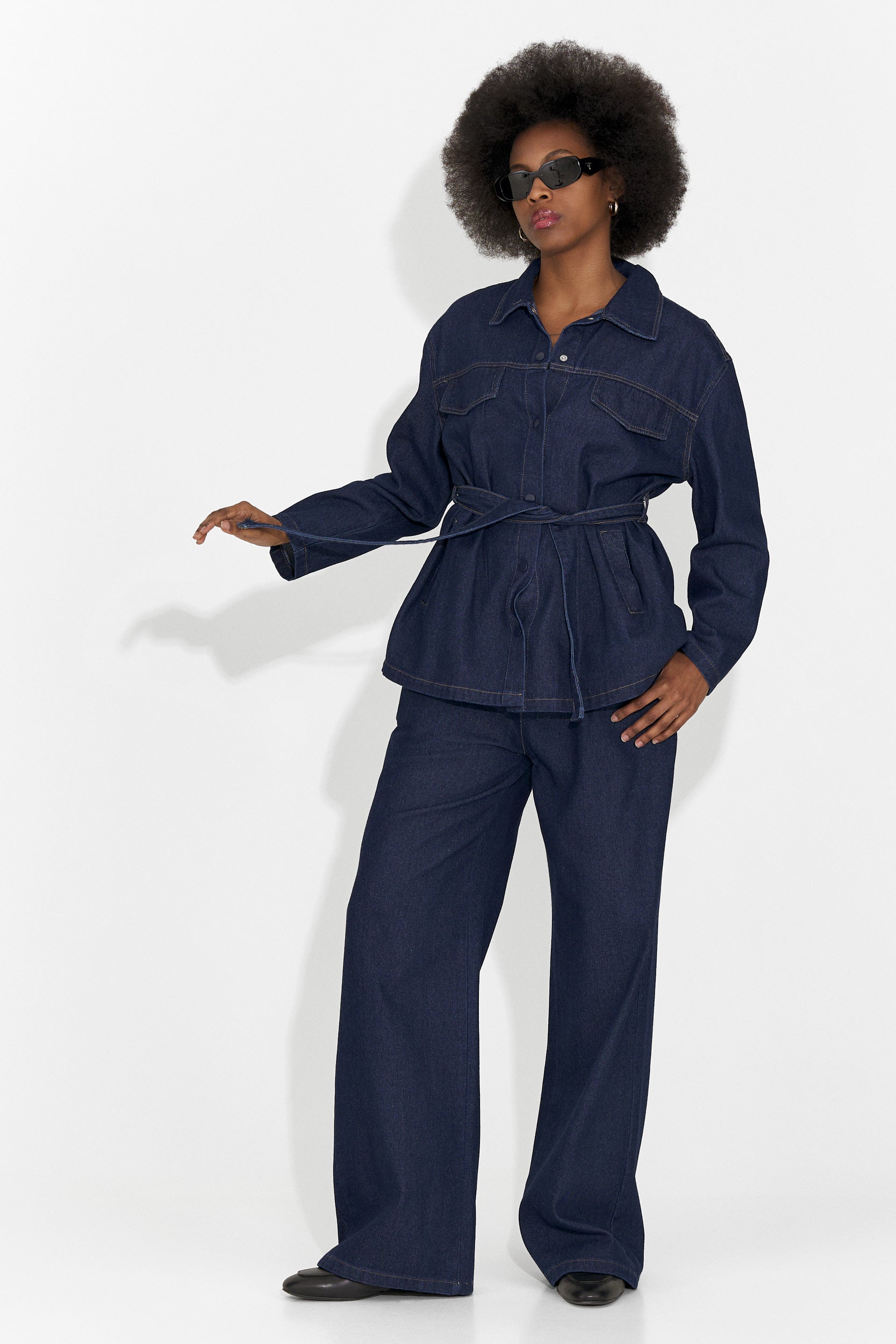 Дамски ежедневен комплект в тъмносиньо Isabele Bogas