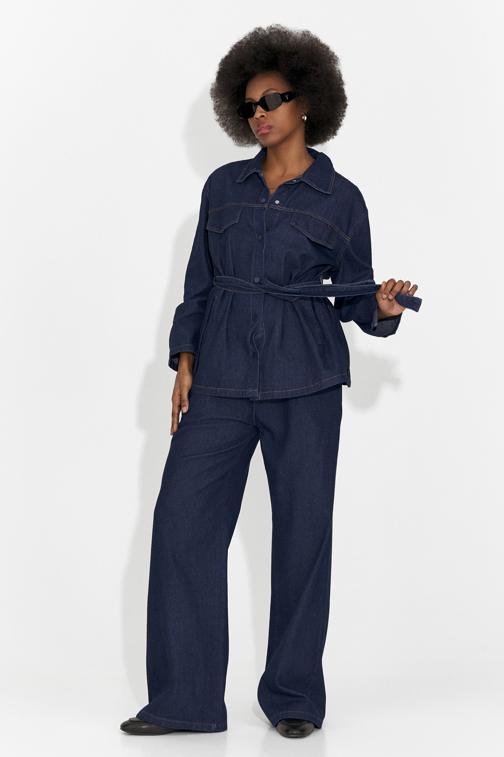 Дамски ежедневен комплект в тъмносиньо Isabele Bogas