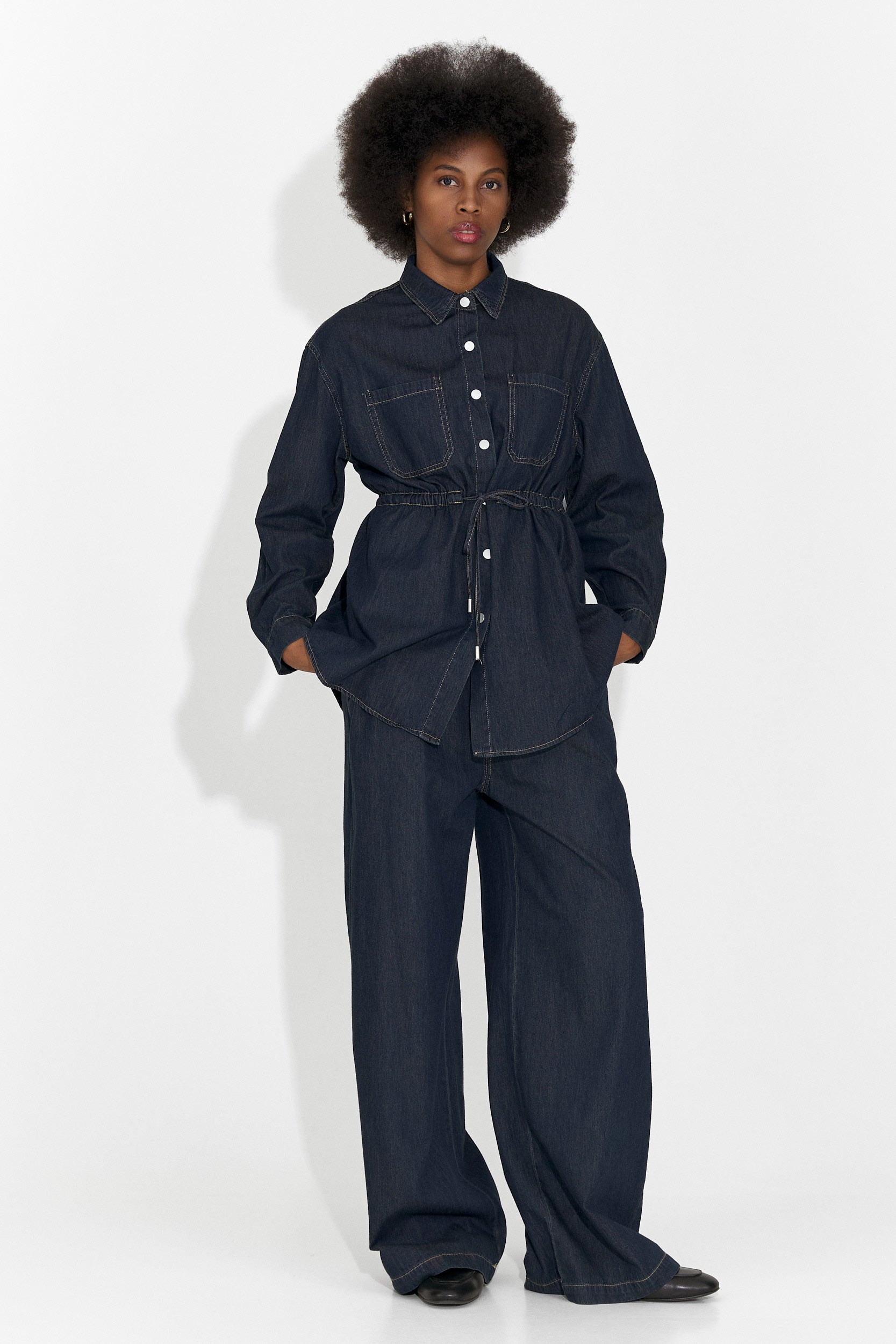 Дамски комплект за ежедневие в тъмносиньо Jesie Bogas