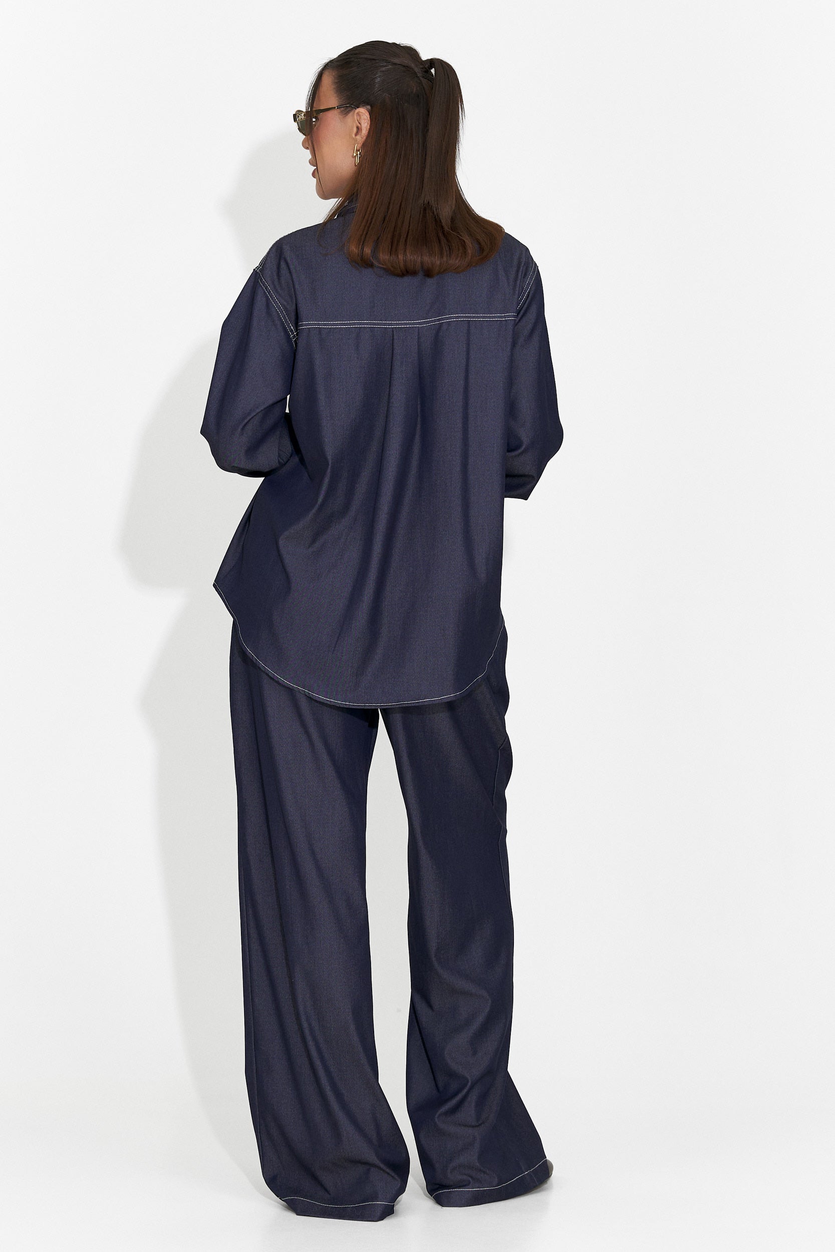 Дамски комплект за ежедневието в тъмносиньо Zunaira Bogas