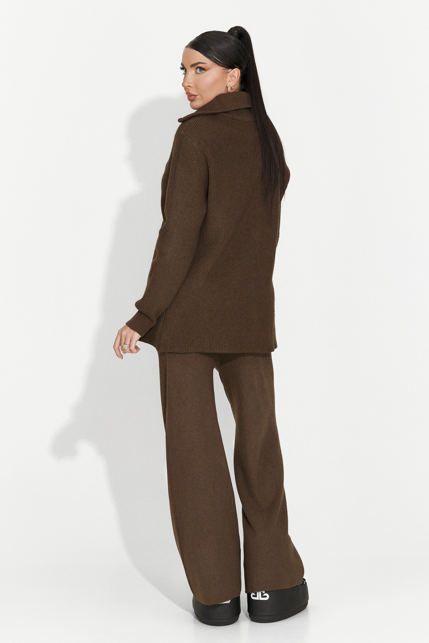 Дамски комплект ежедневен кафяв Arliena Bogas