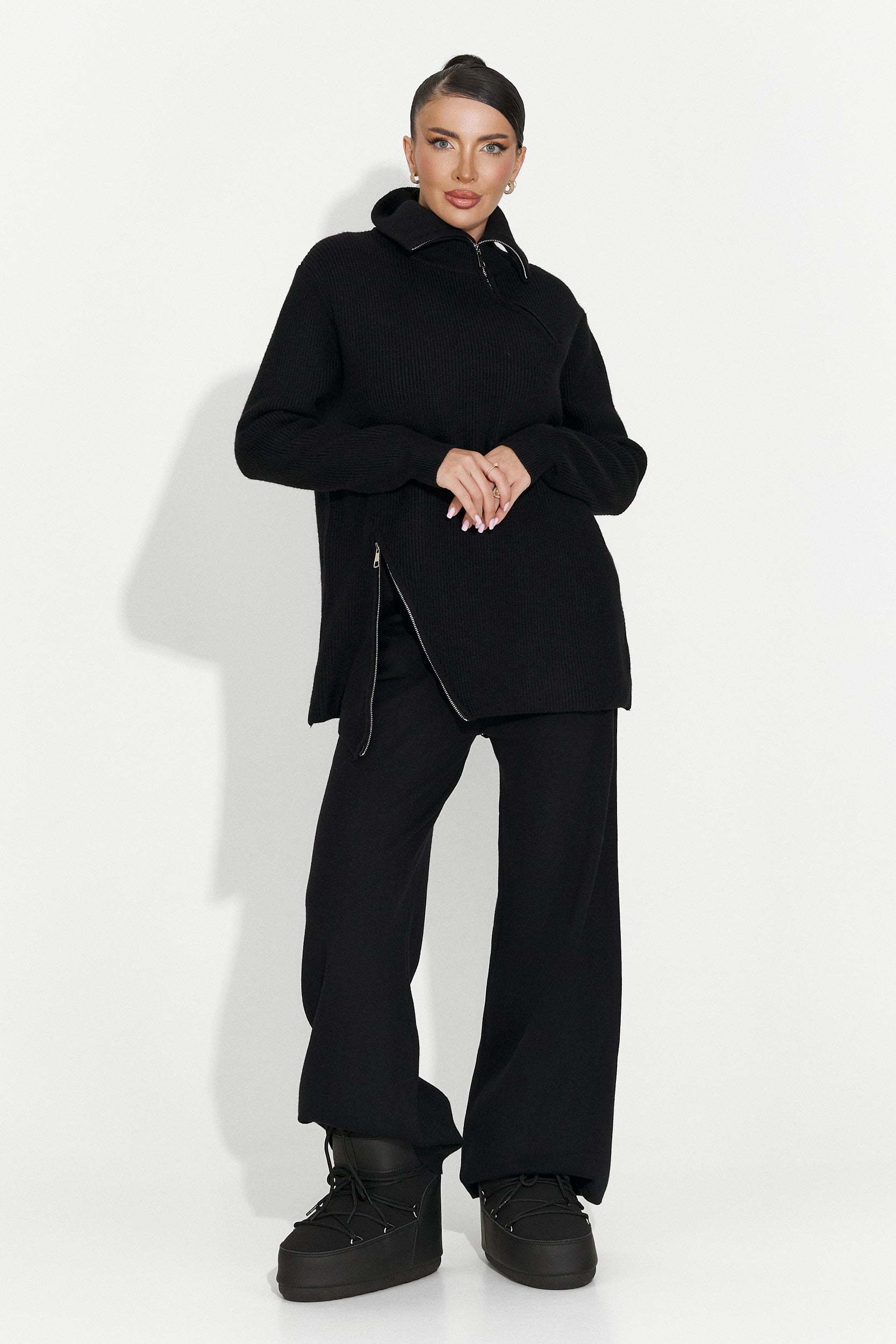 Дамски комплект ежедневен черен Arliena Bogas