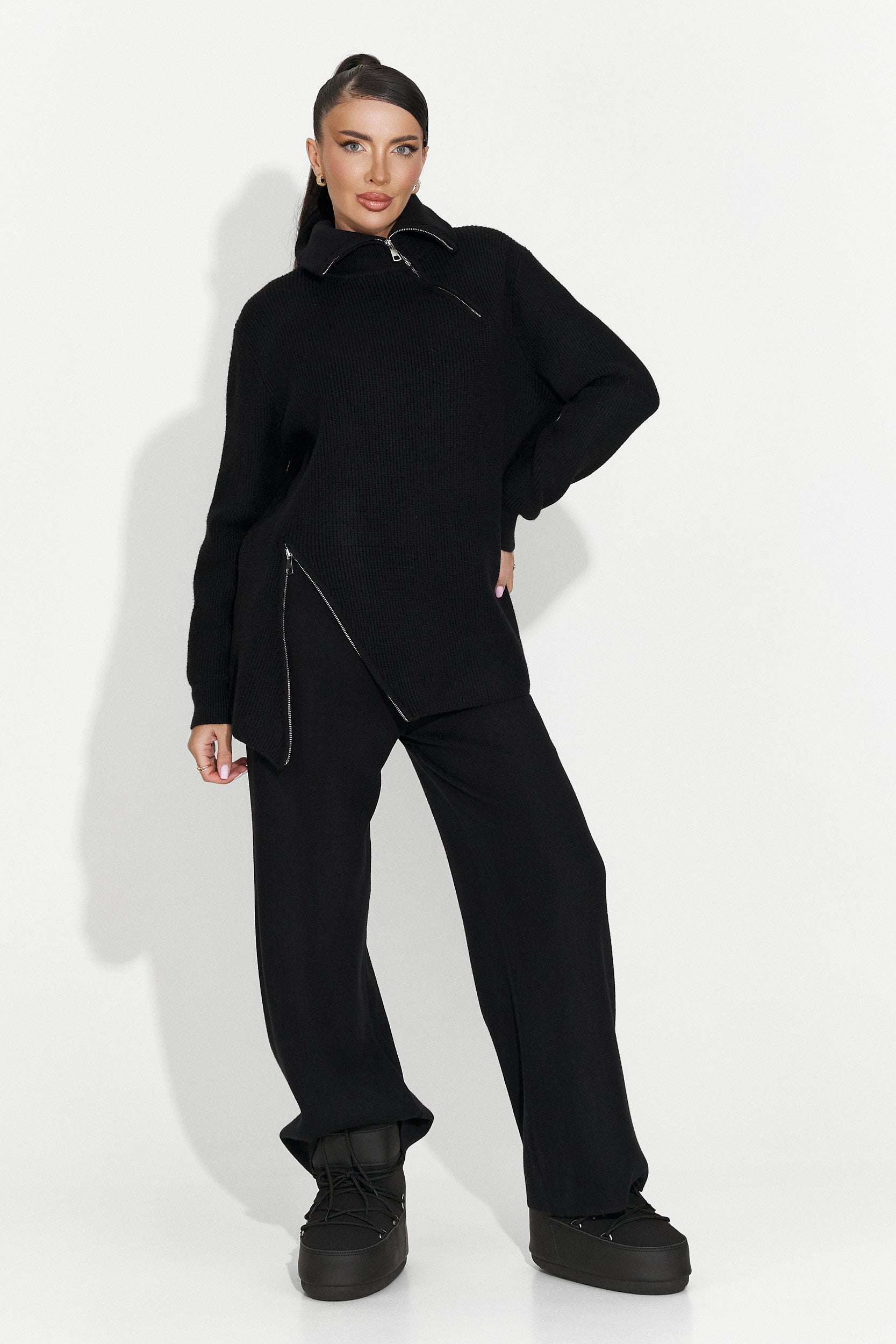 Дамски комплект ежедневен черен Arliena Bogas