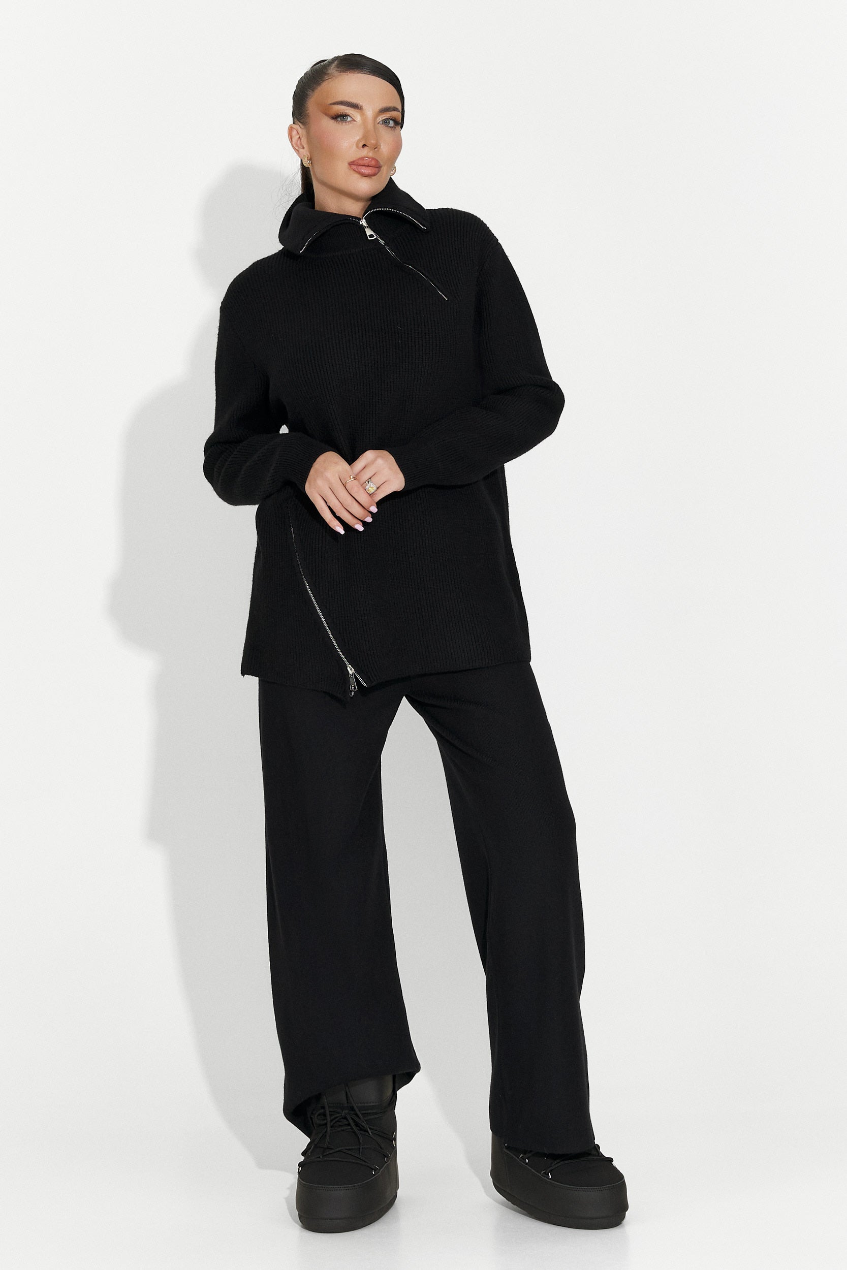 Дамски комплект ежедневен черен Arliena Bogas