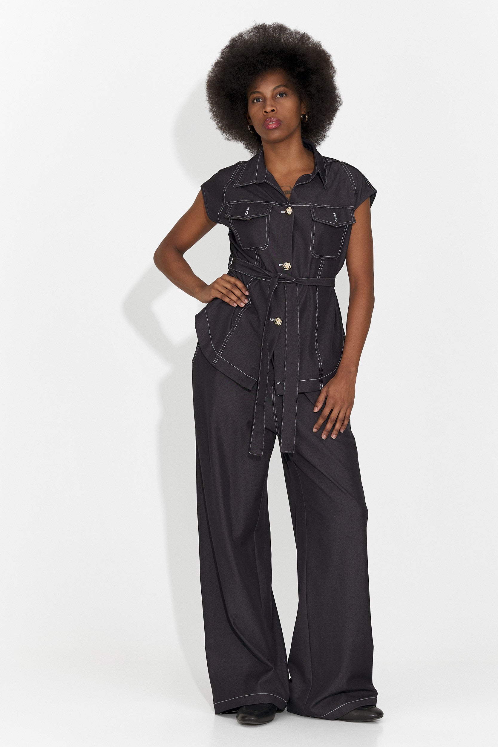 Дамски ежедневен комплект в черно Enolia Bogas