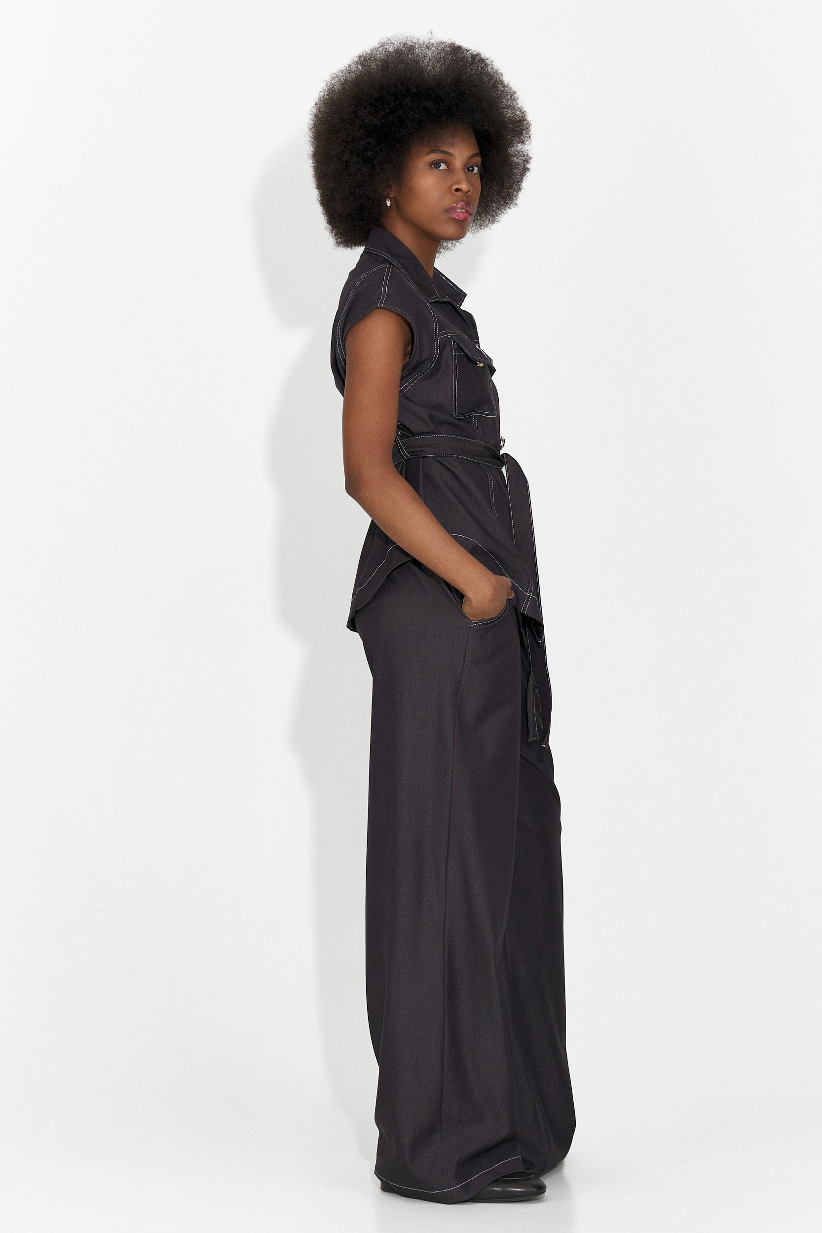 Дамски ежедневен комплект в черно Enolia Bogas