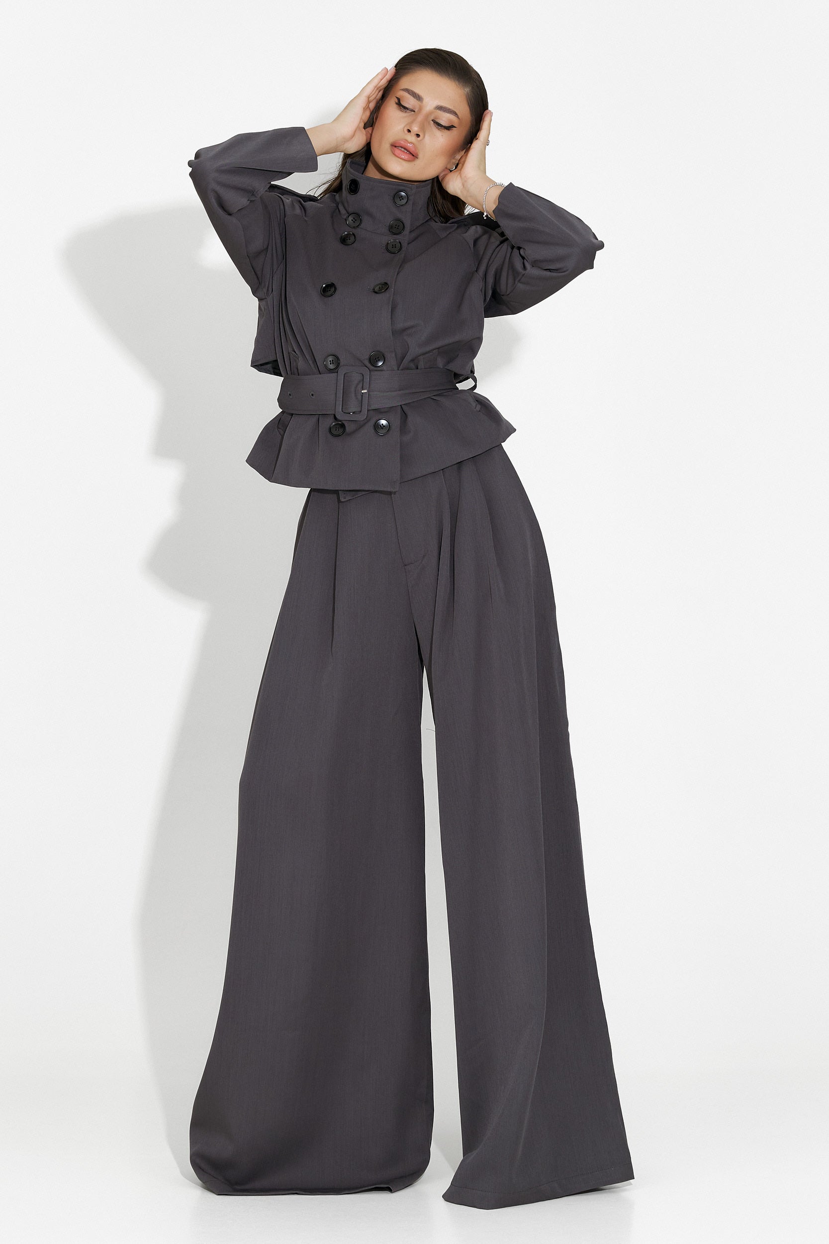 Елегантен дамски комплект в сиво Belora Bogas