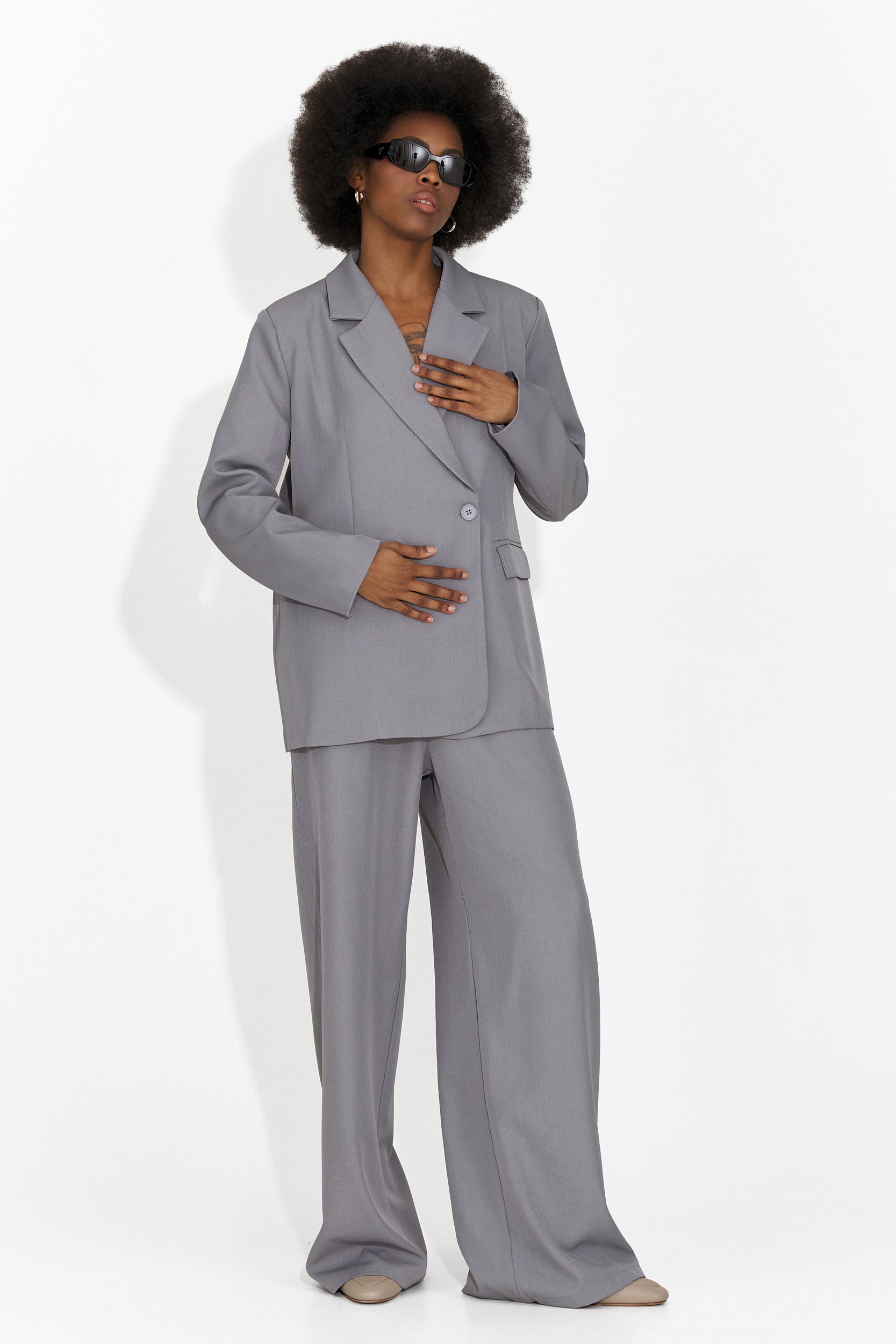 Елегантен дамски комплект в сиво Timelia Bogas