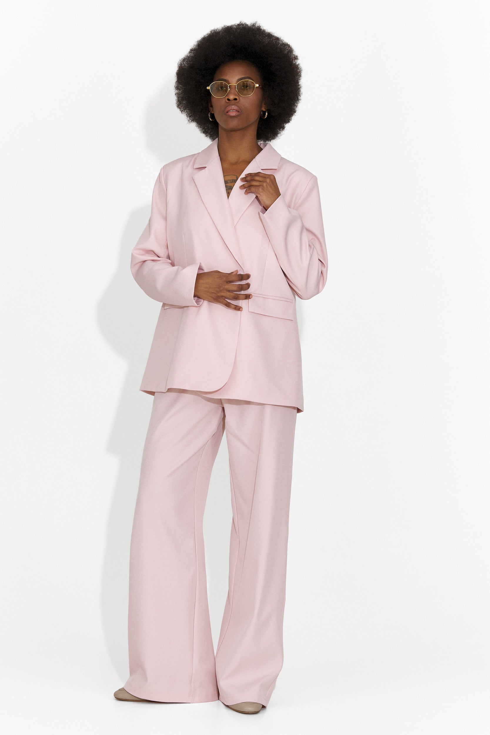 Елегантен дамски комплект в розово Timelia Bogas