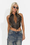 Corset casual kaki Crolilela Bogas