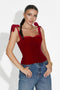 Елегантен червен корсет Dianela Bogas