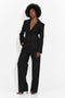 Дамски костюм 3 части сако + корсет + панталони черен Glimena Bogas
