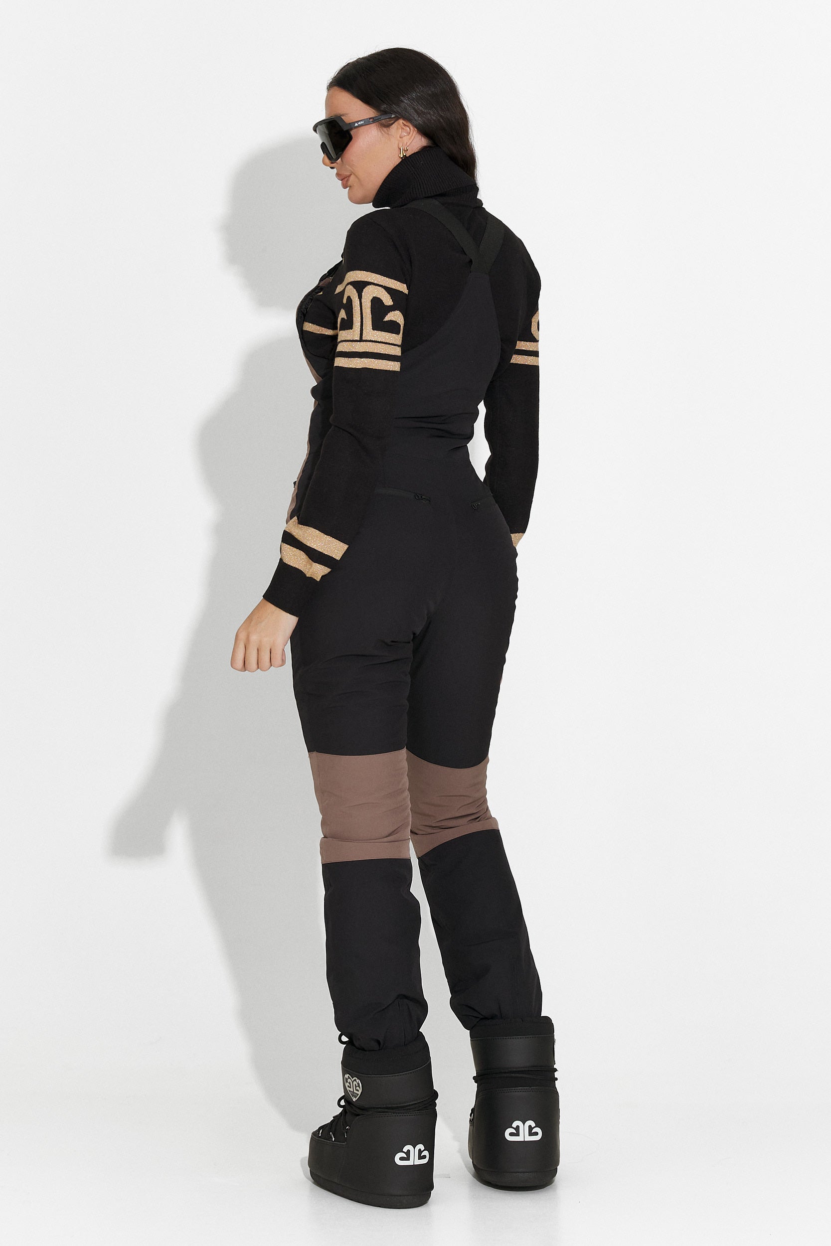 Кафяв ежедневен ски костюм Camelay Bogas