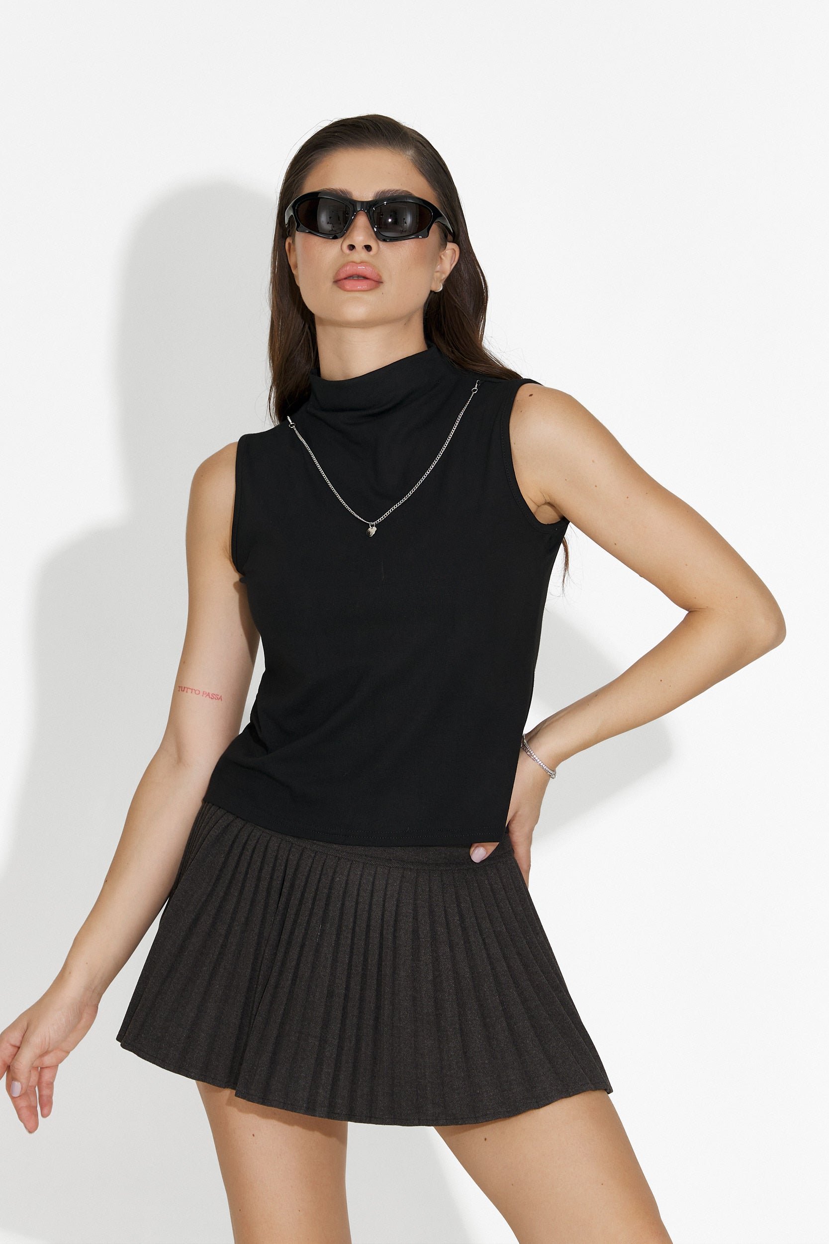 Дамска кежуал пола в сиво Nivara Bogas