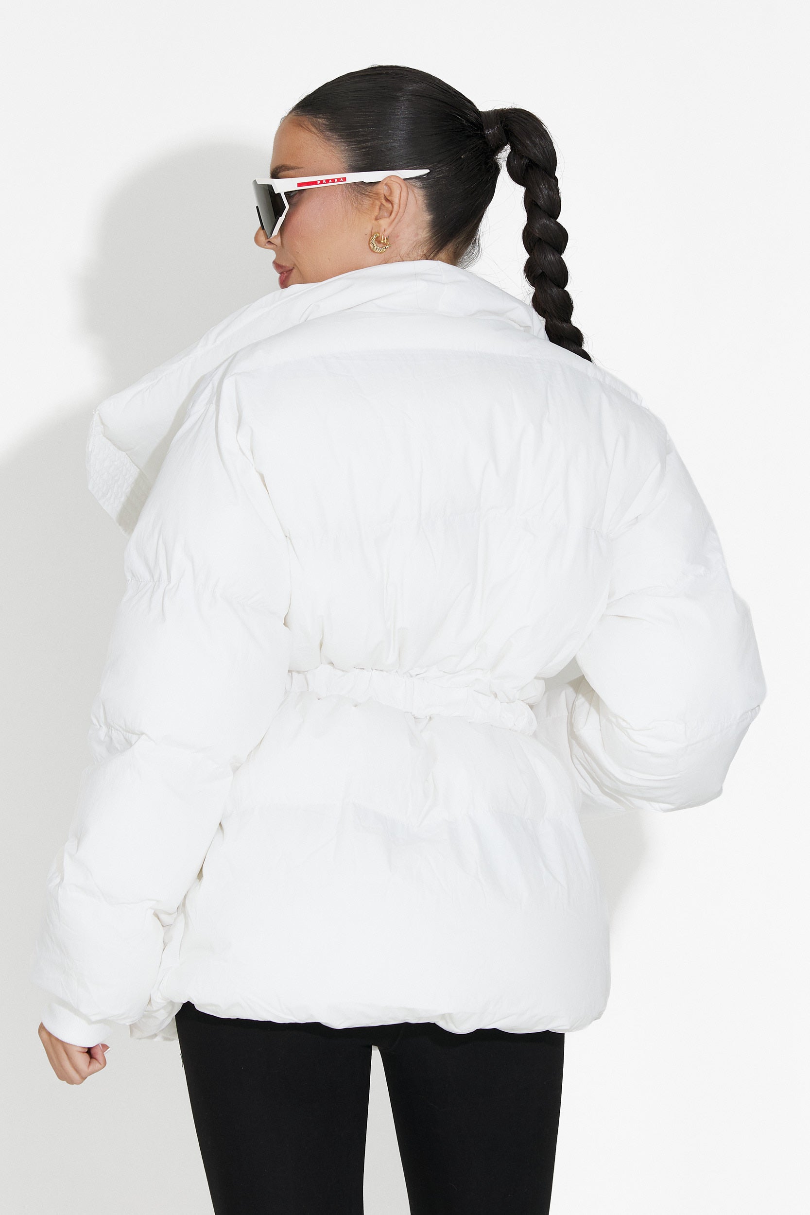 Дамско спортно бяло яке Norisa Bogas