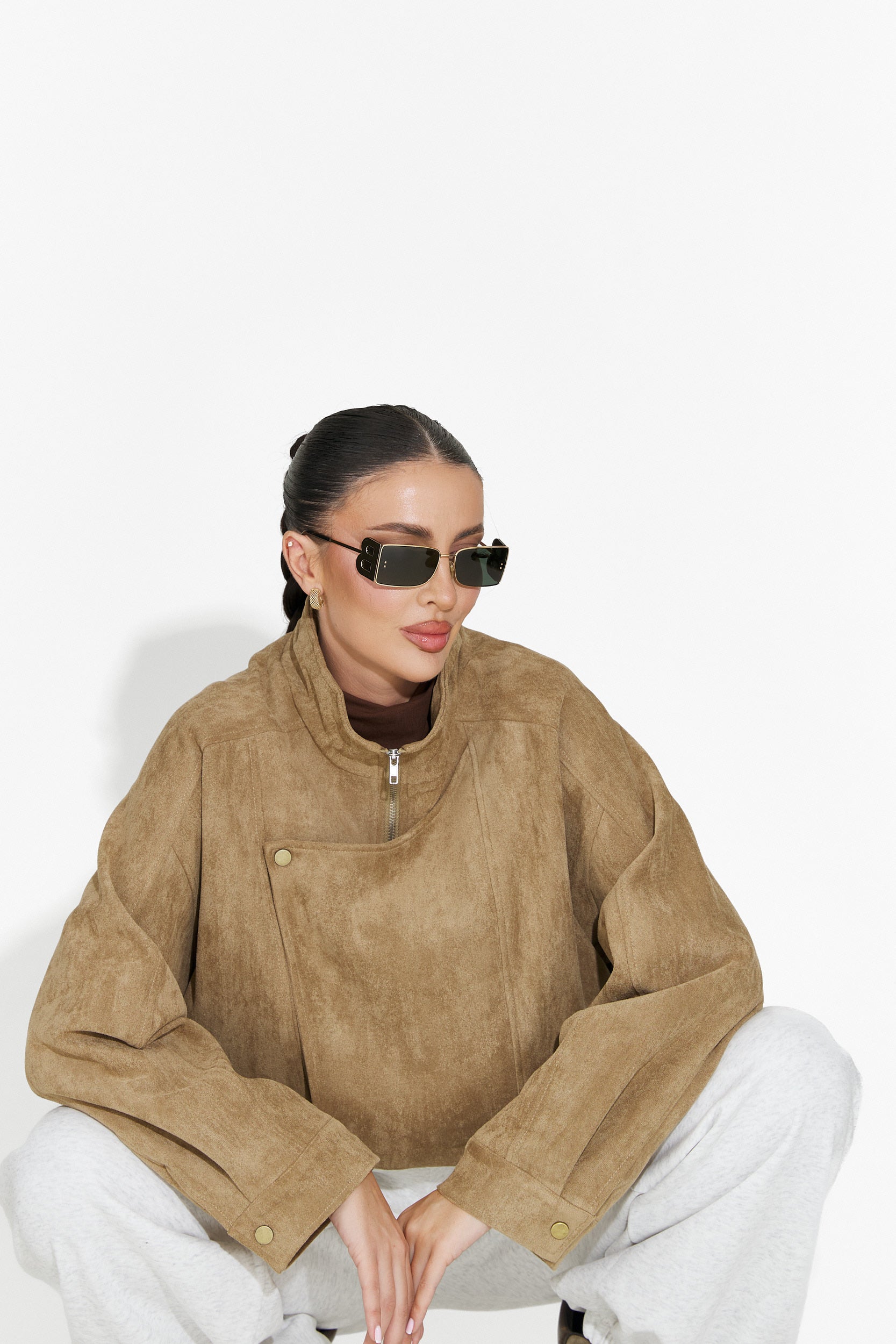 Дамско кежуал бежово яке Ismoria Bogas