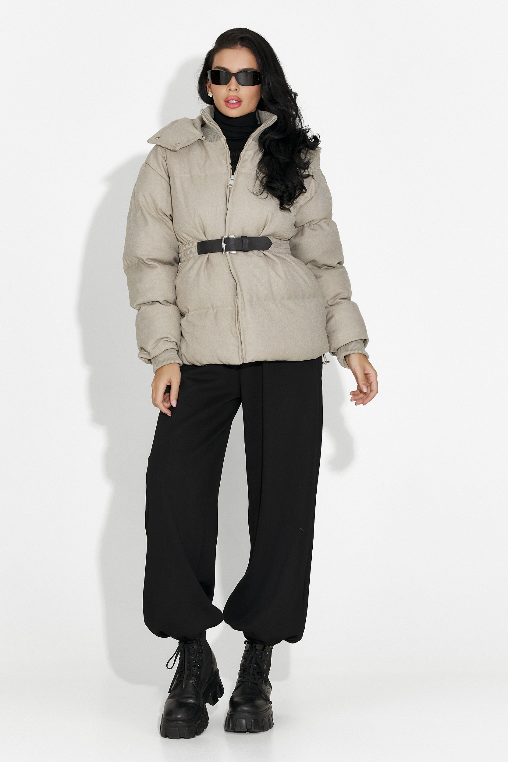 Сиво дамско спортно яке Savrina Bogas