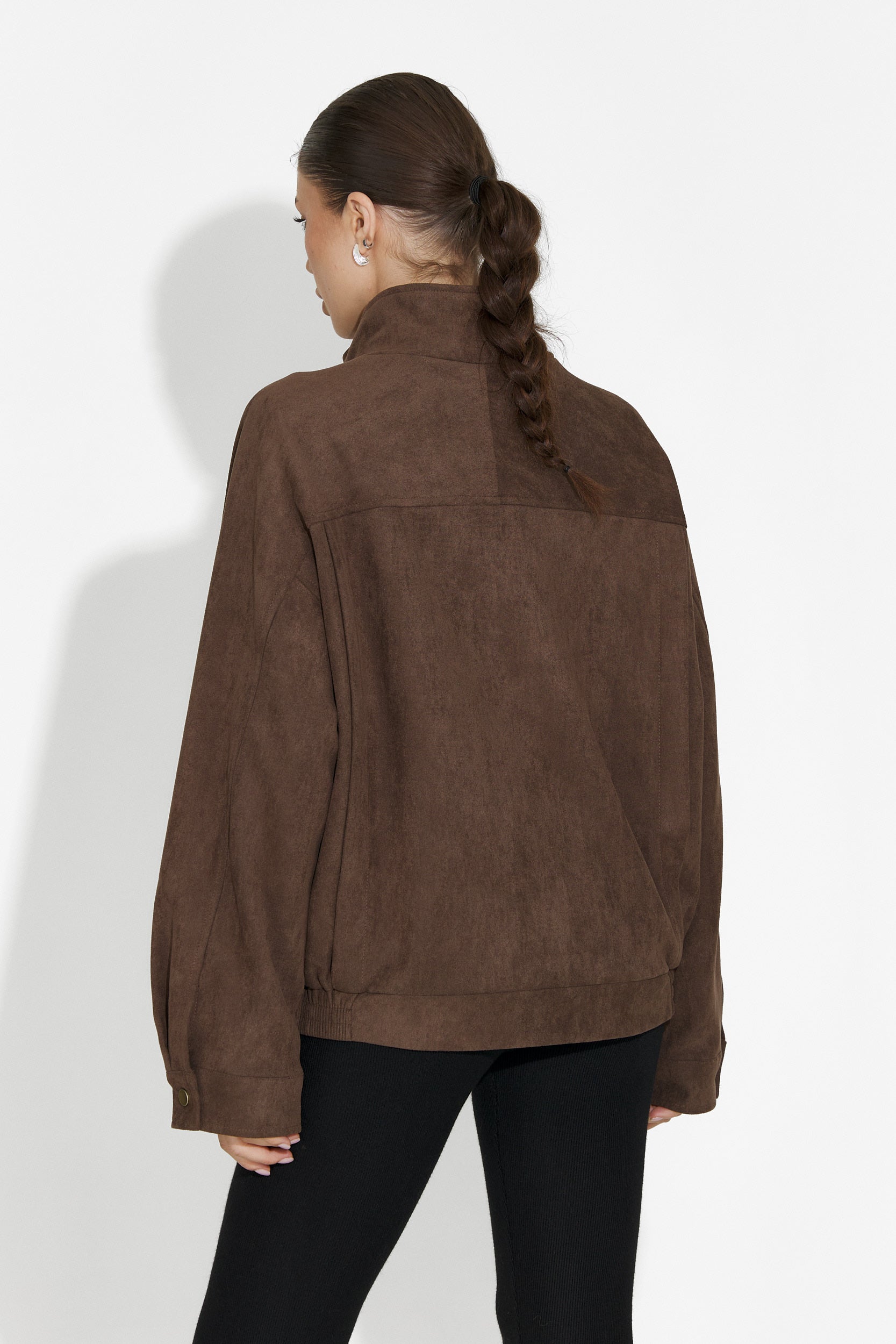 Кафяво дамско кежуал яке Ismoria Bogas