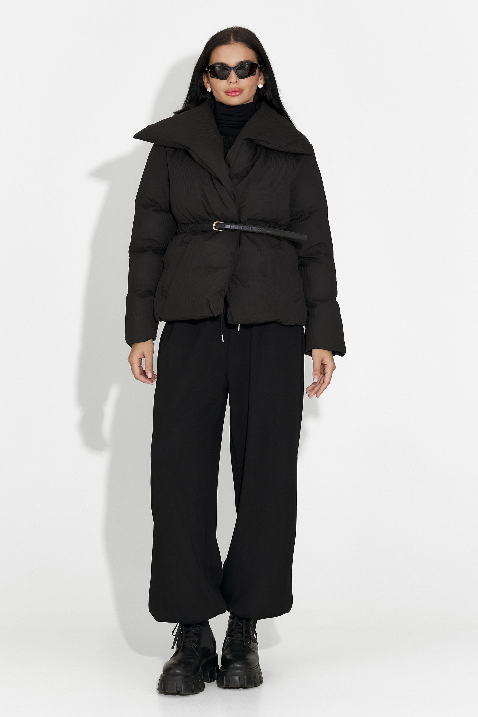 Черно дамско спортно яке Eonica Bogas