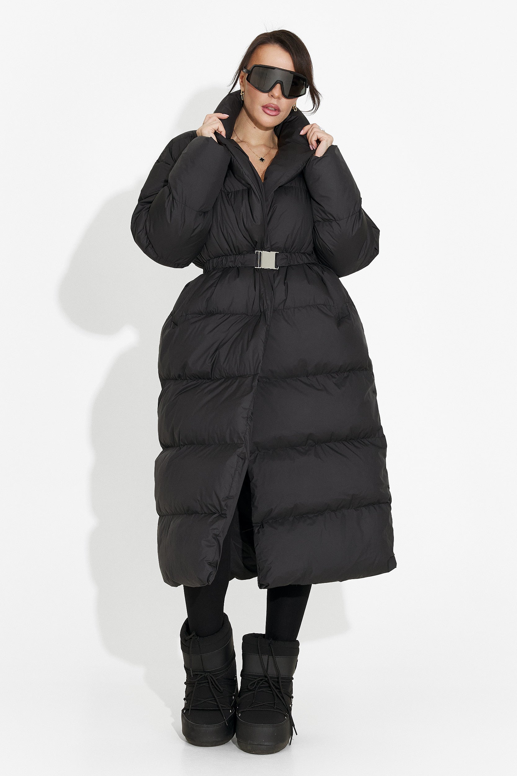 Дамско черно ежедневно яке Kisalia Bogas