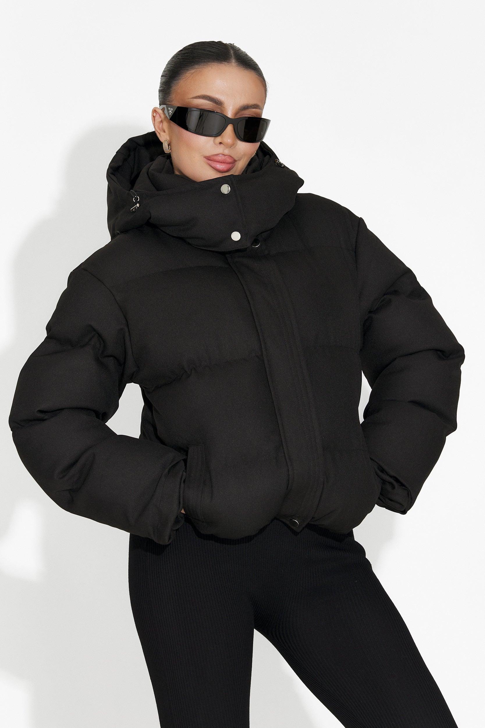 Дамско кежуал яке Luisana Bogas в черно