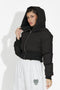 Черно дамско спортно яке Lumaya Bogas