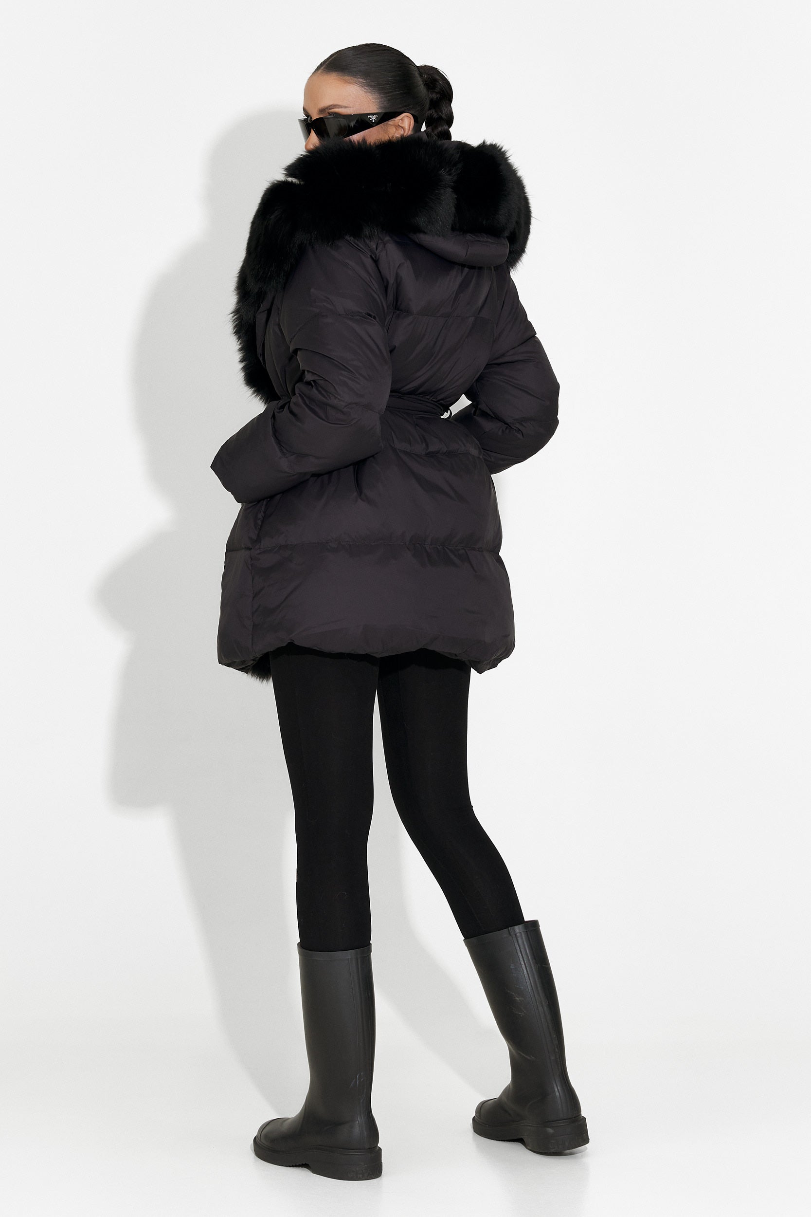 Дамско черно яке Neolia Bogas