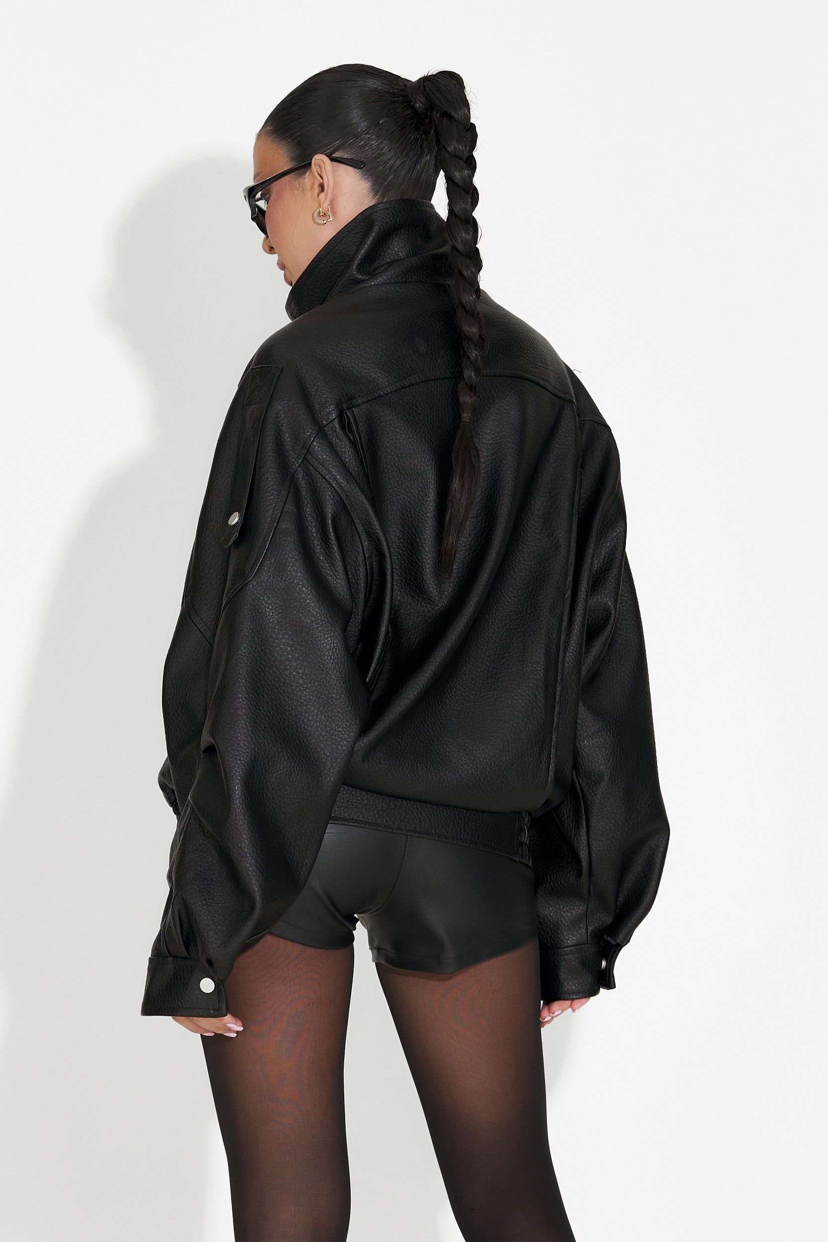 Дамско черно яке Softina Bogas