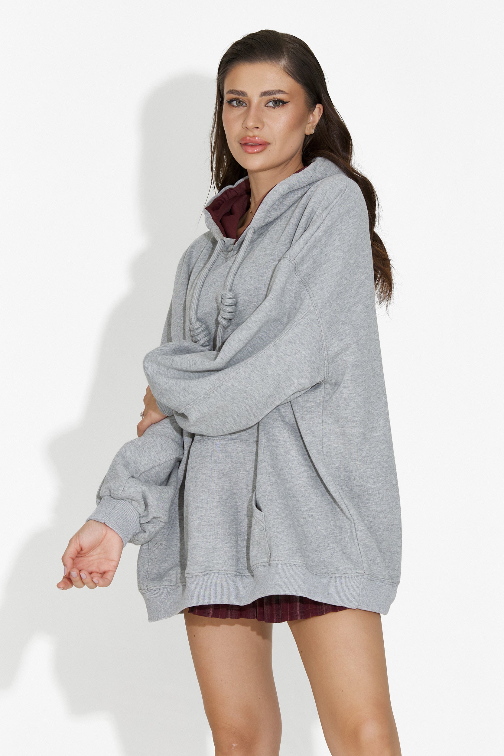 Дамско спортно сиво яке Noblesa Bogas