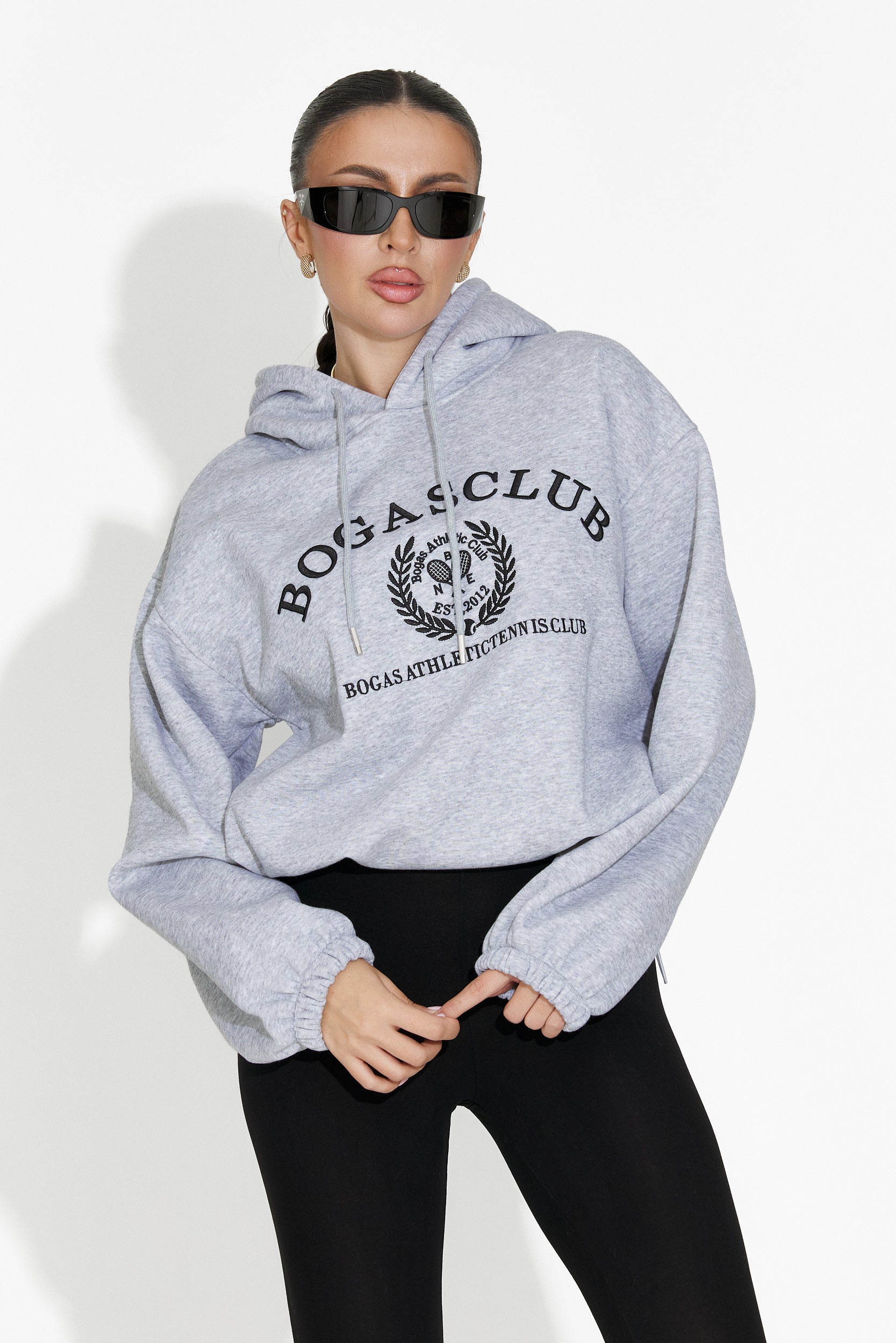 Сив дамски спортен суитшърт Rinalis Bogas