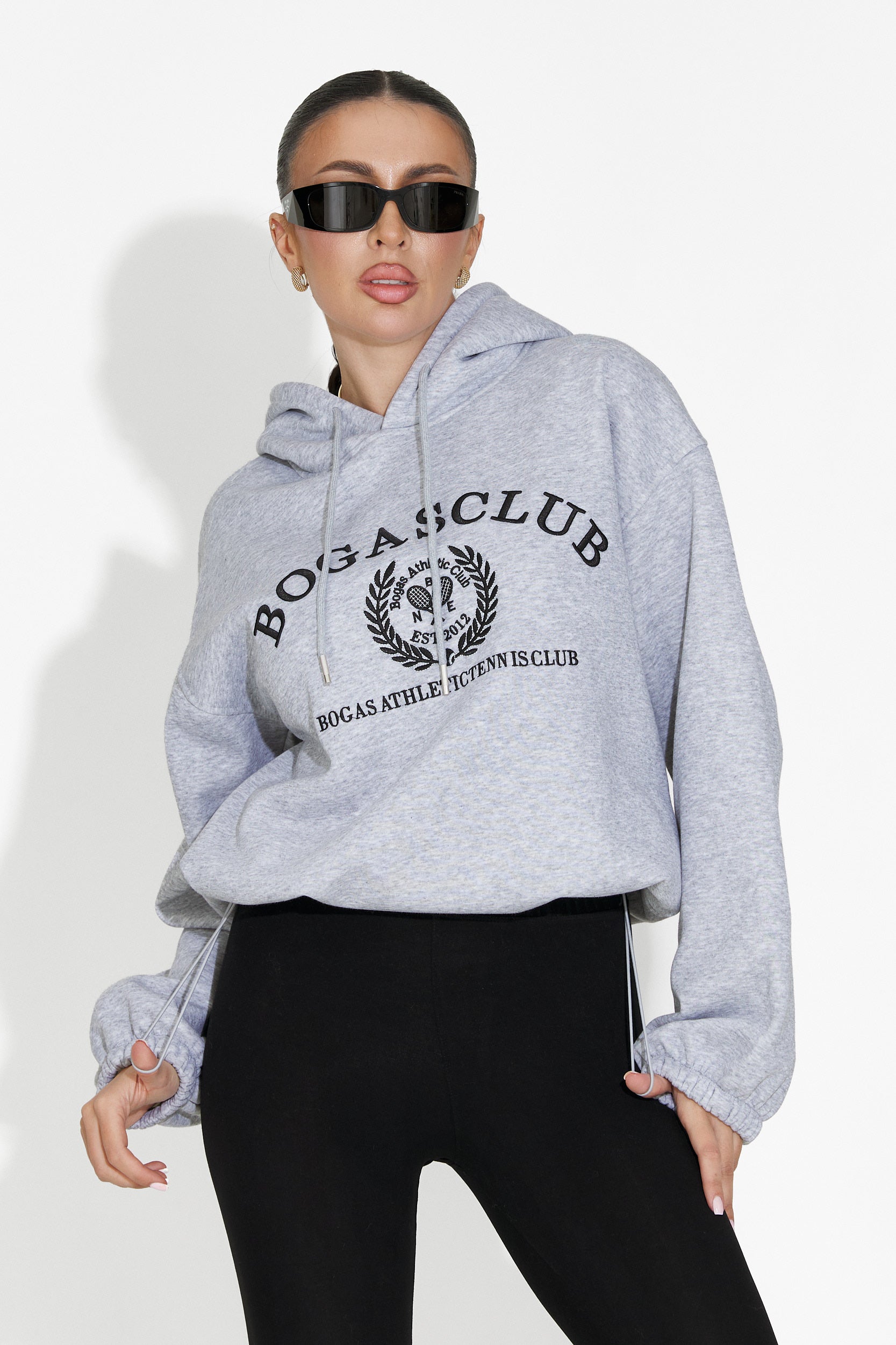 Сив дамски спортен суитшърт Rinalis Bogas