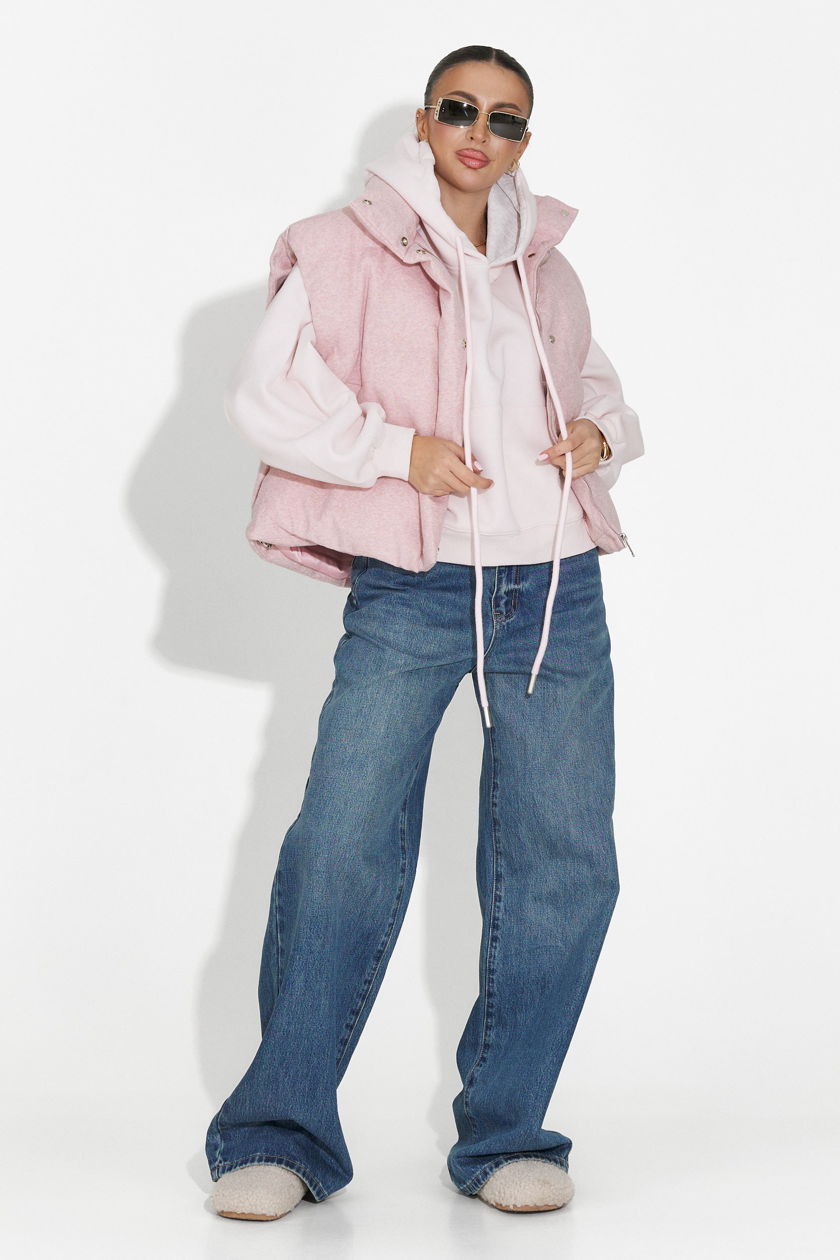 Дамско спортно розово яке Loravia Bogas