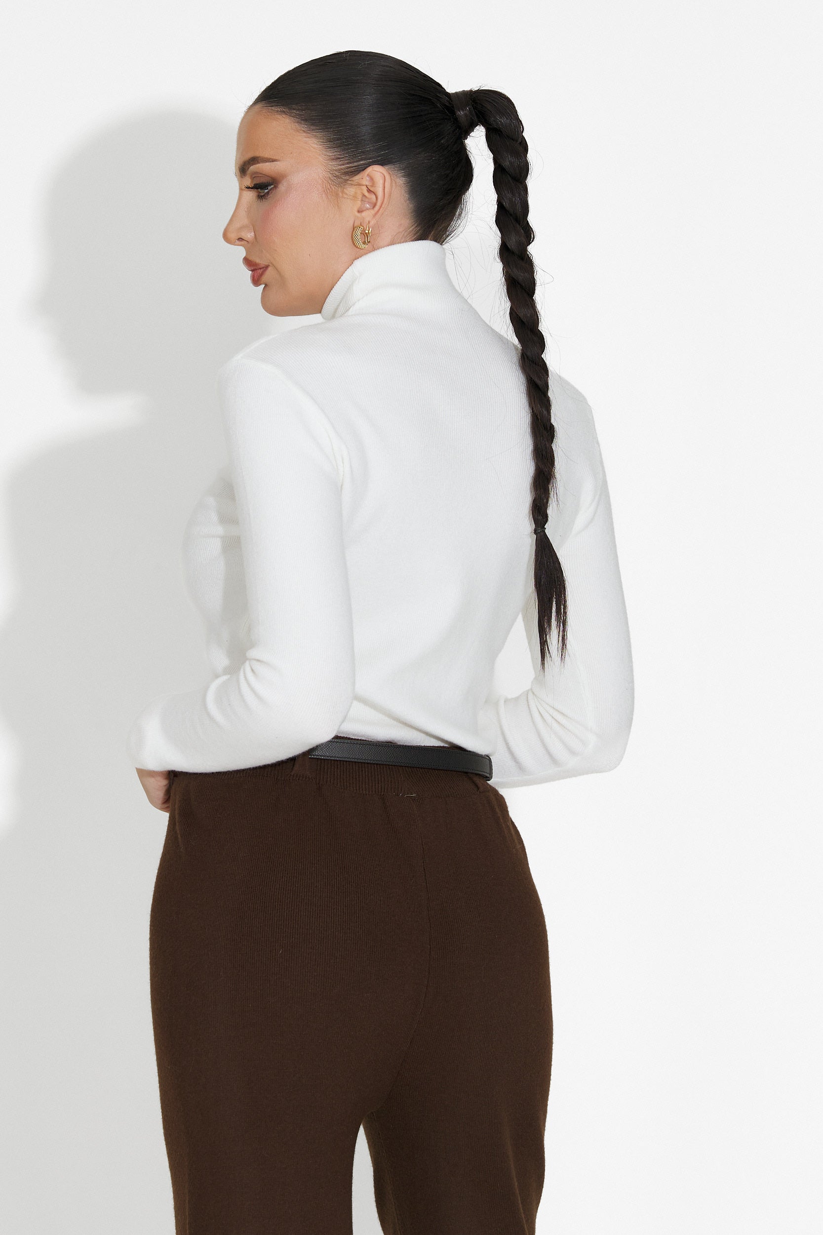 Кежуал дамска бяла блуза Invera Bogas