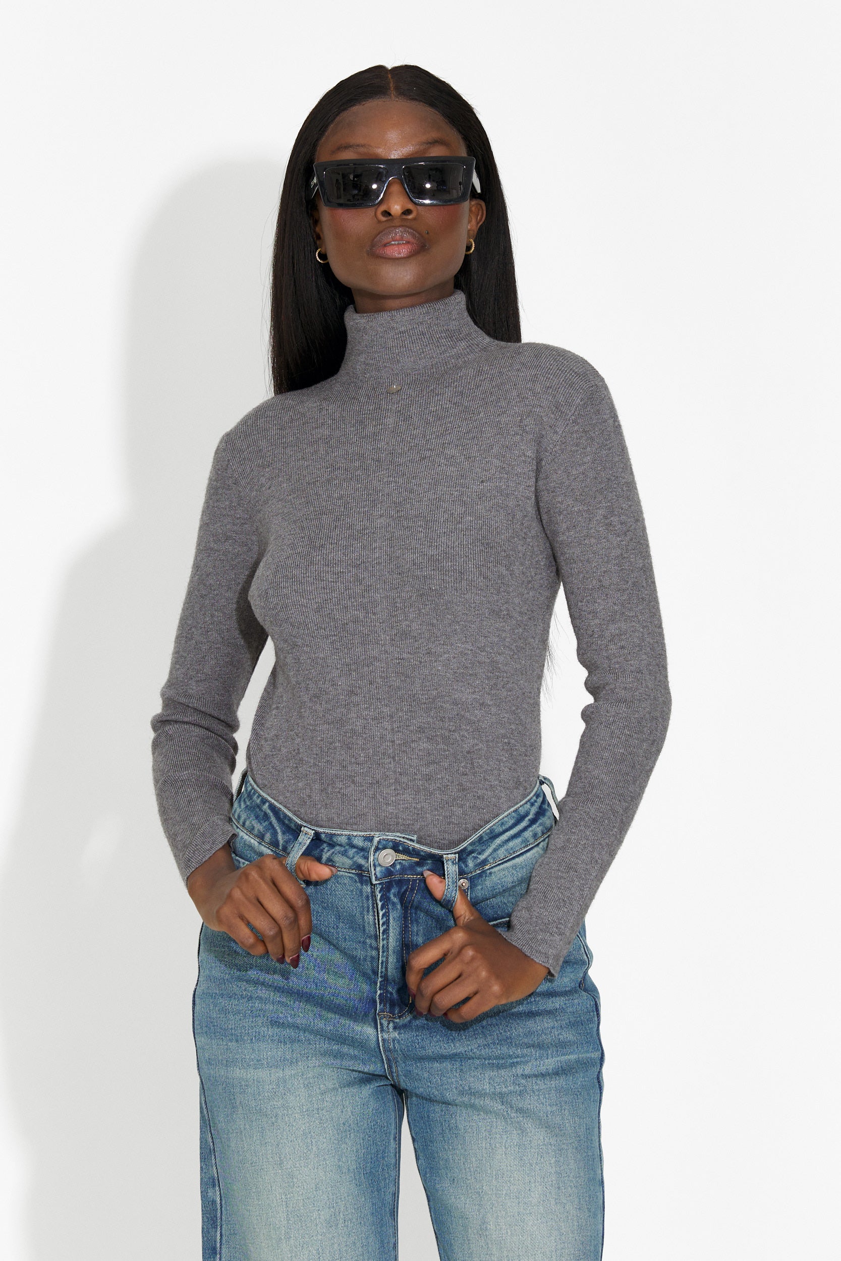 Кежуал дамска сива блуза Invera Bogas