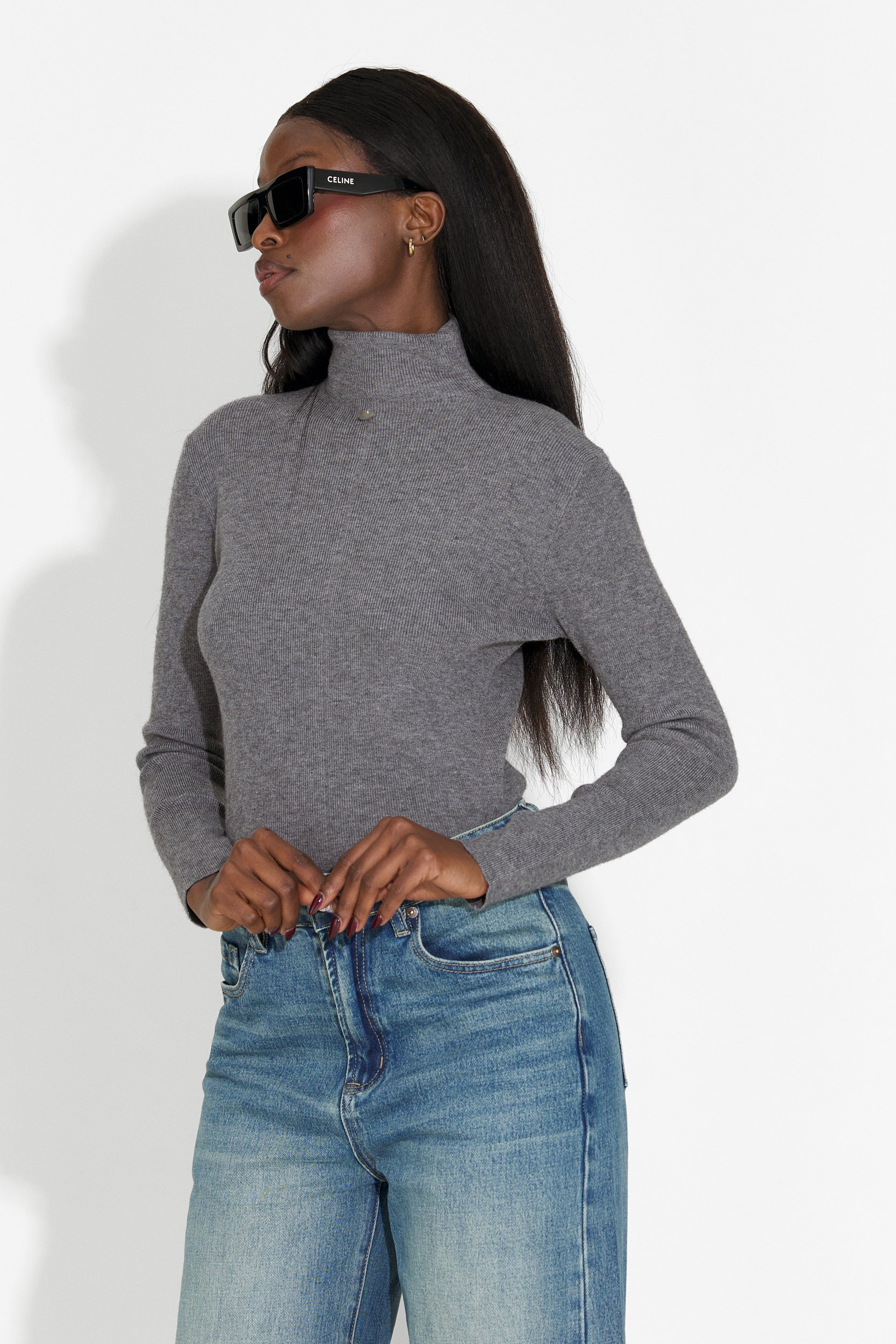 Кежуал дамска сива блуза Invera Bogas