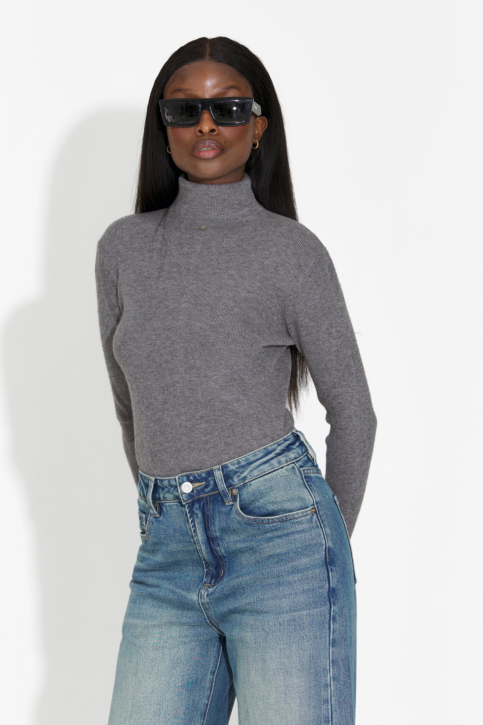 Кежуал дамска сива блуза Invera Bogas