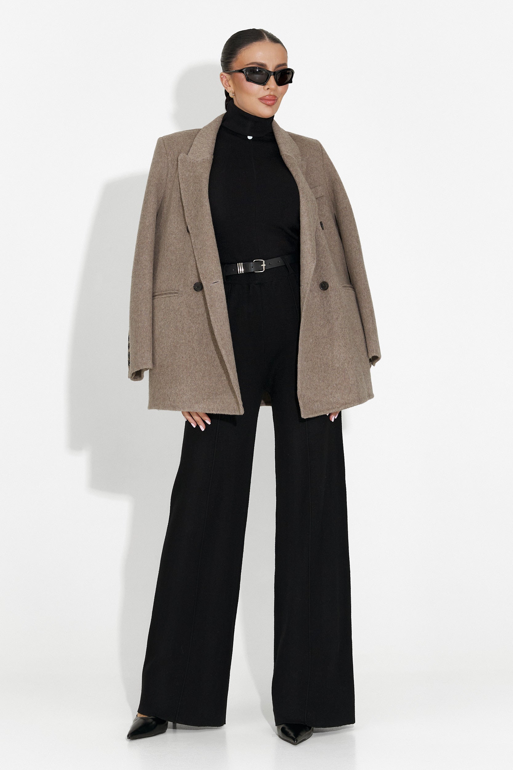 Черна дамска ежедневна блуза Invera Bogas