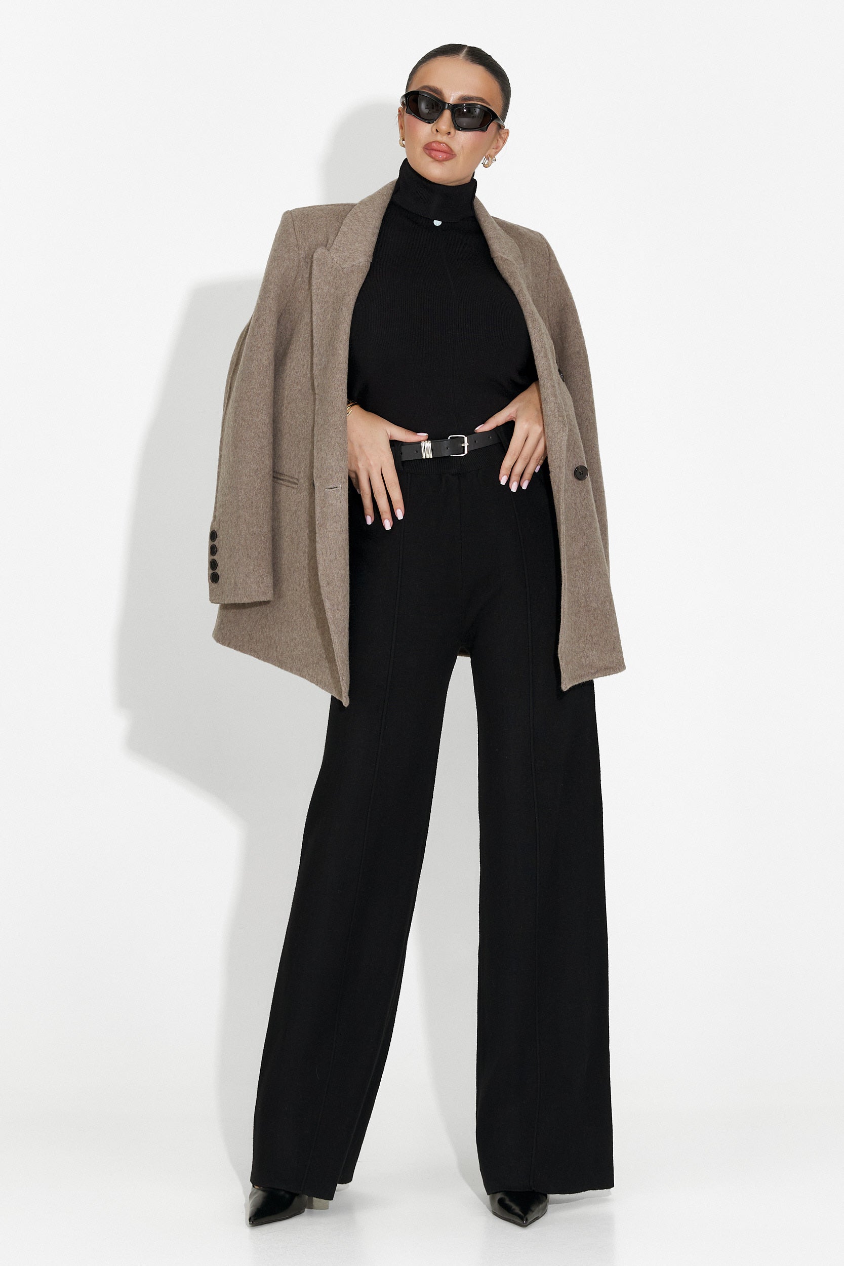 Черна дамска ежедневна блуза Invera Bogas