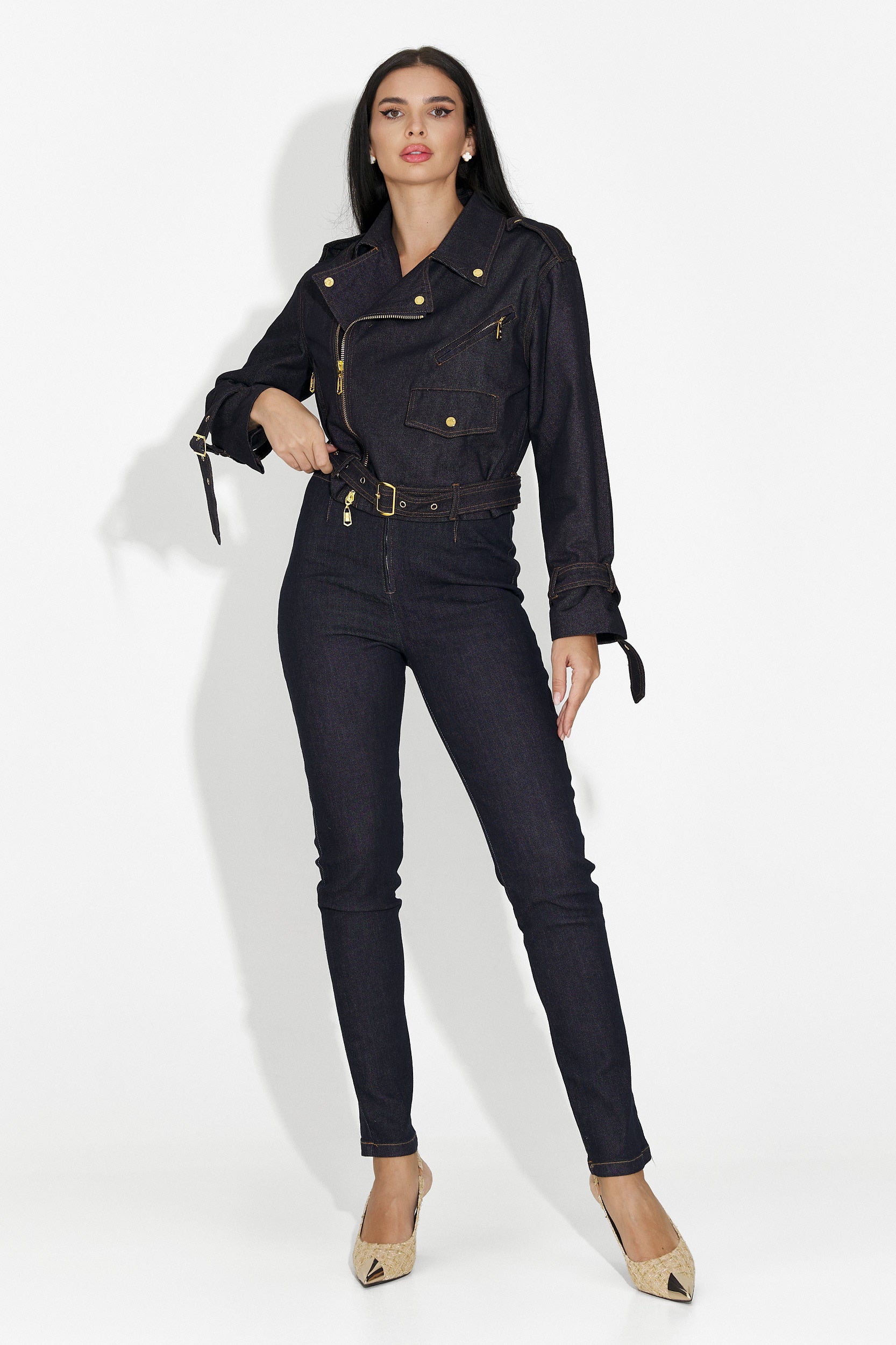 Дамско кежуал сако в тъмносиньо от Renatia Bogas