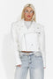 Jacheta casual alba Glimyra Bogas