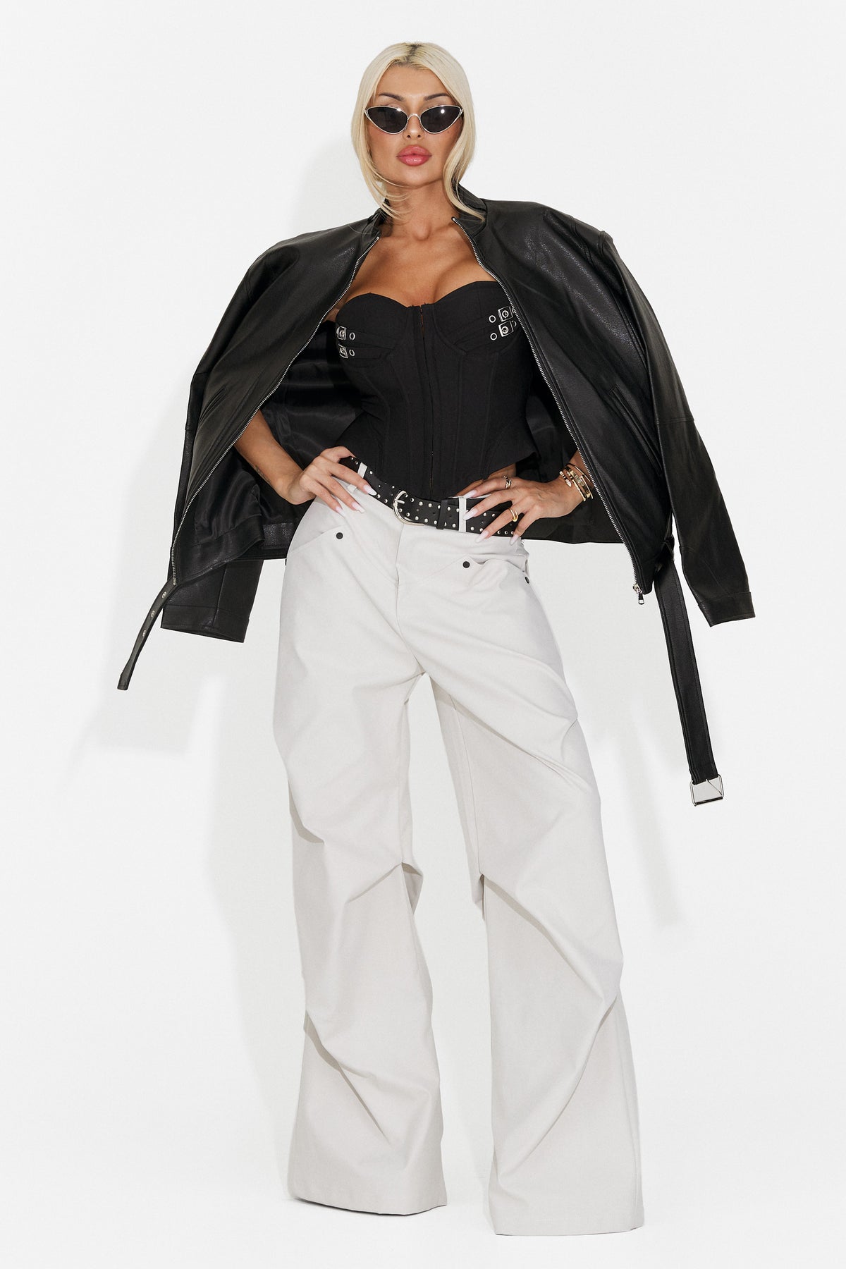 Jacheta casual neagra Glotonia Bogas