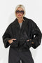 Jacheta casual neagra Mavaoa Bogas