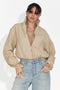 Дамско ежедневно яке бежово Giona Bogas