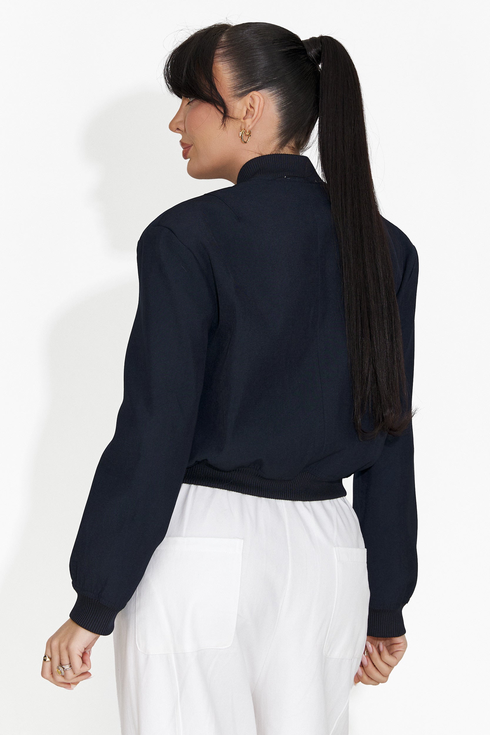 Дамско ежедневно яке в тъмносиньо Cataleia Bogas